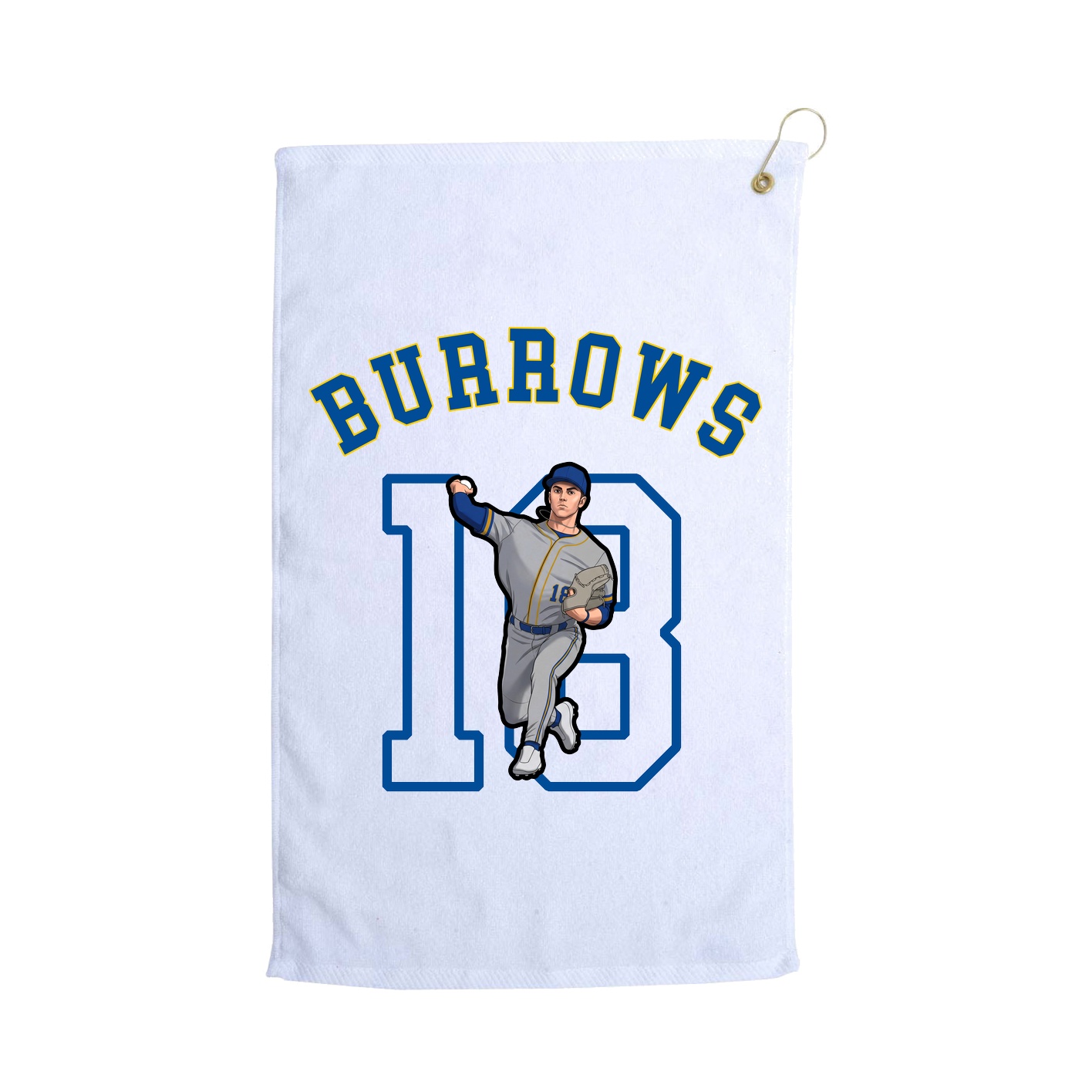 Golf Towel — Shirsey Arch in White