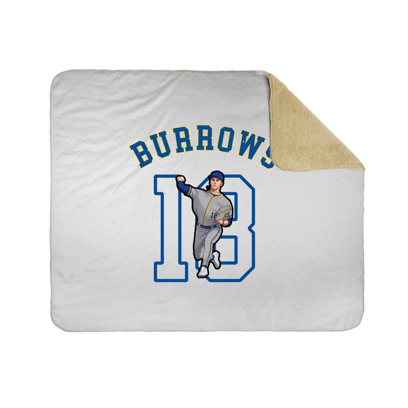 Throw Blanket — Shirsey Arch in White