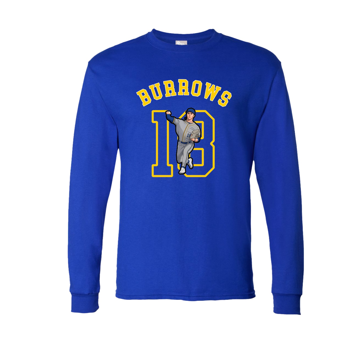 Long Sleeve Tee — Shirsey Arch in Royal