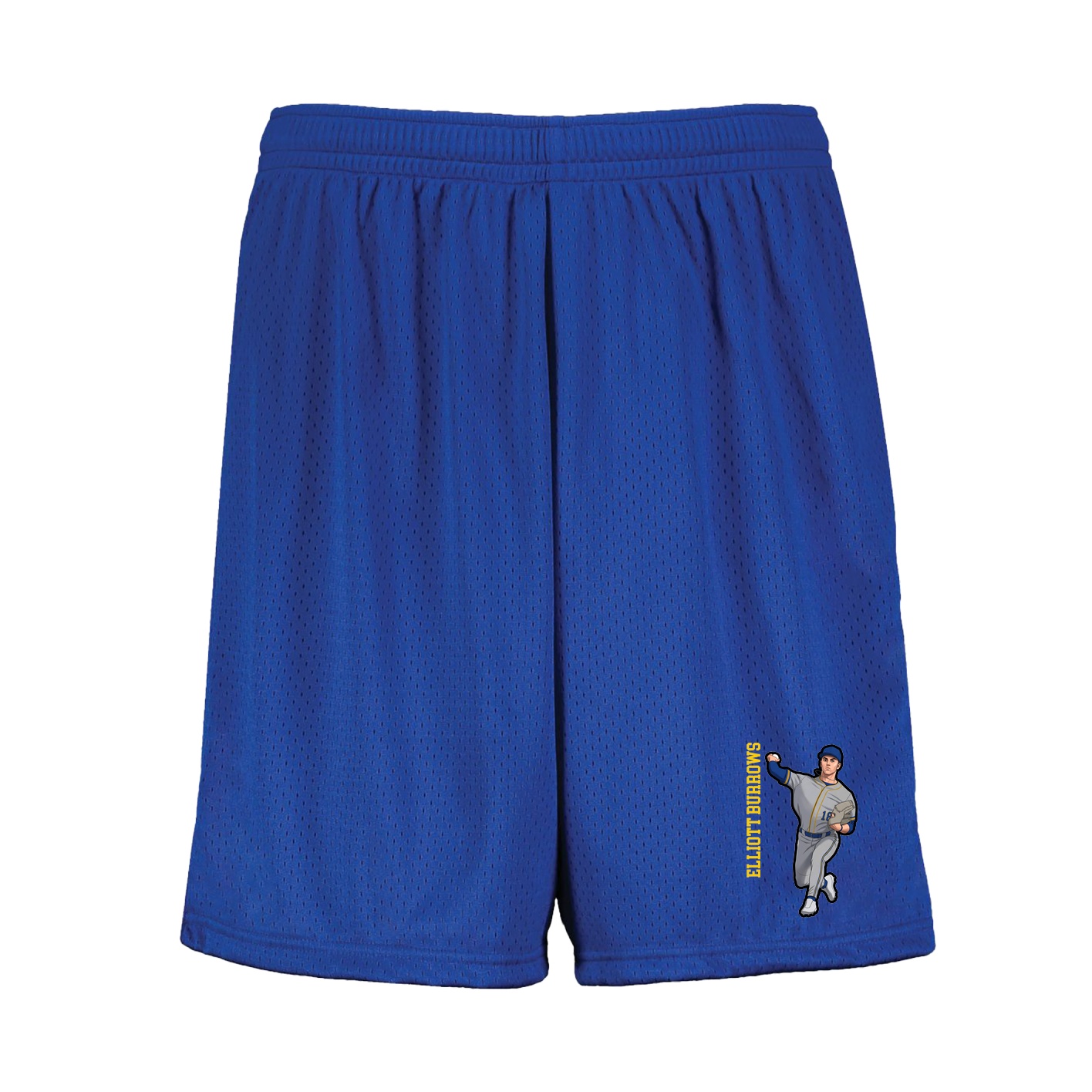 Shorts — Name Vertical in Royal