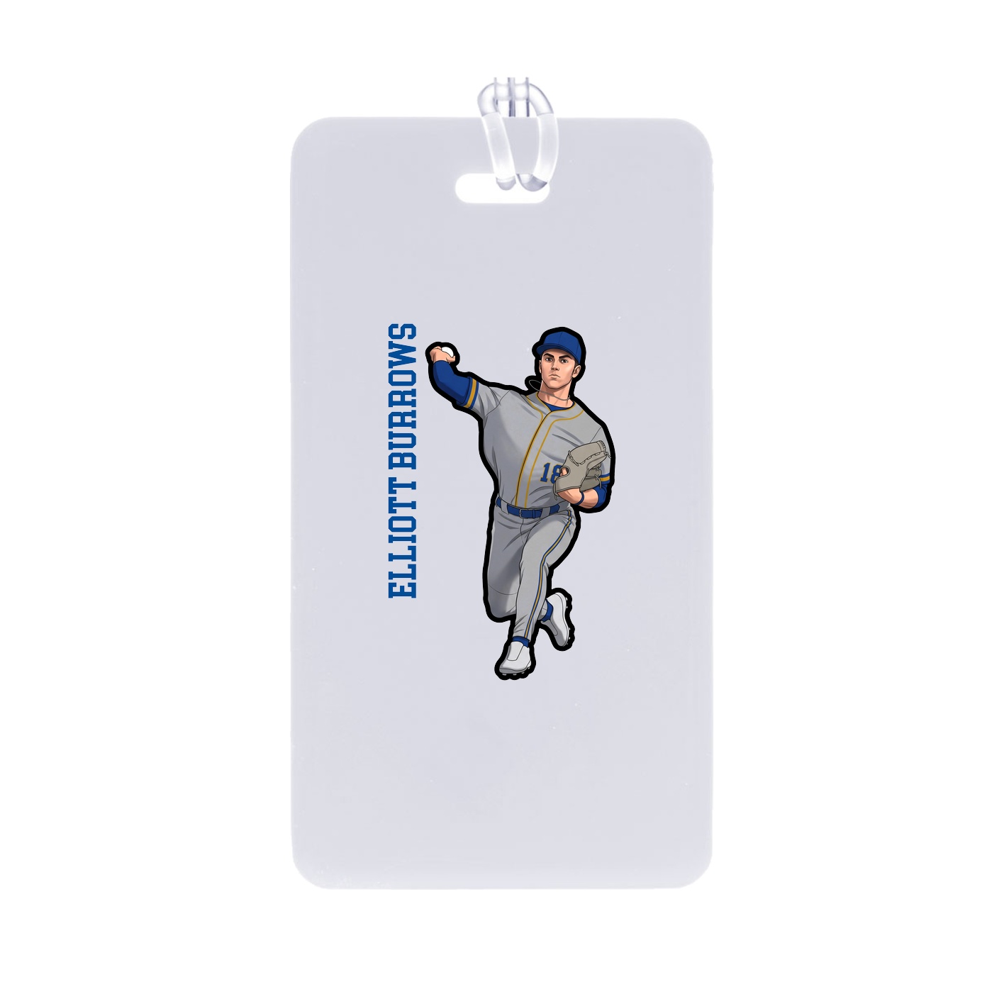 Bag Tag — Name Vertical in Classic