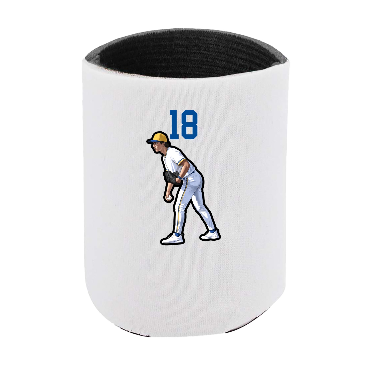 Can Holder — Number Top in White