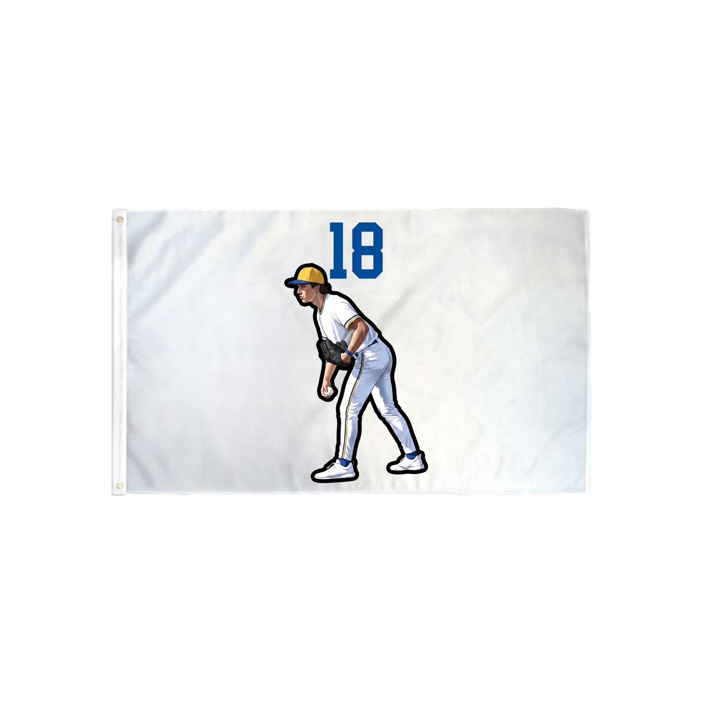 3x5 Flag — Number Top in Classic