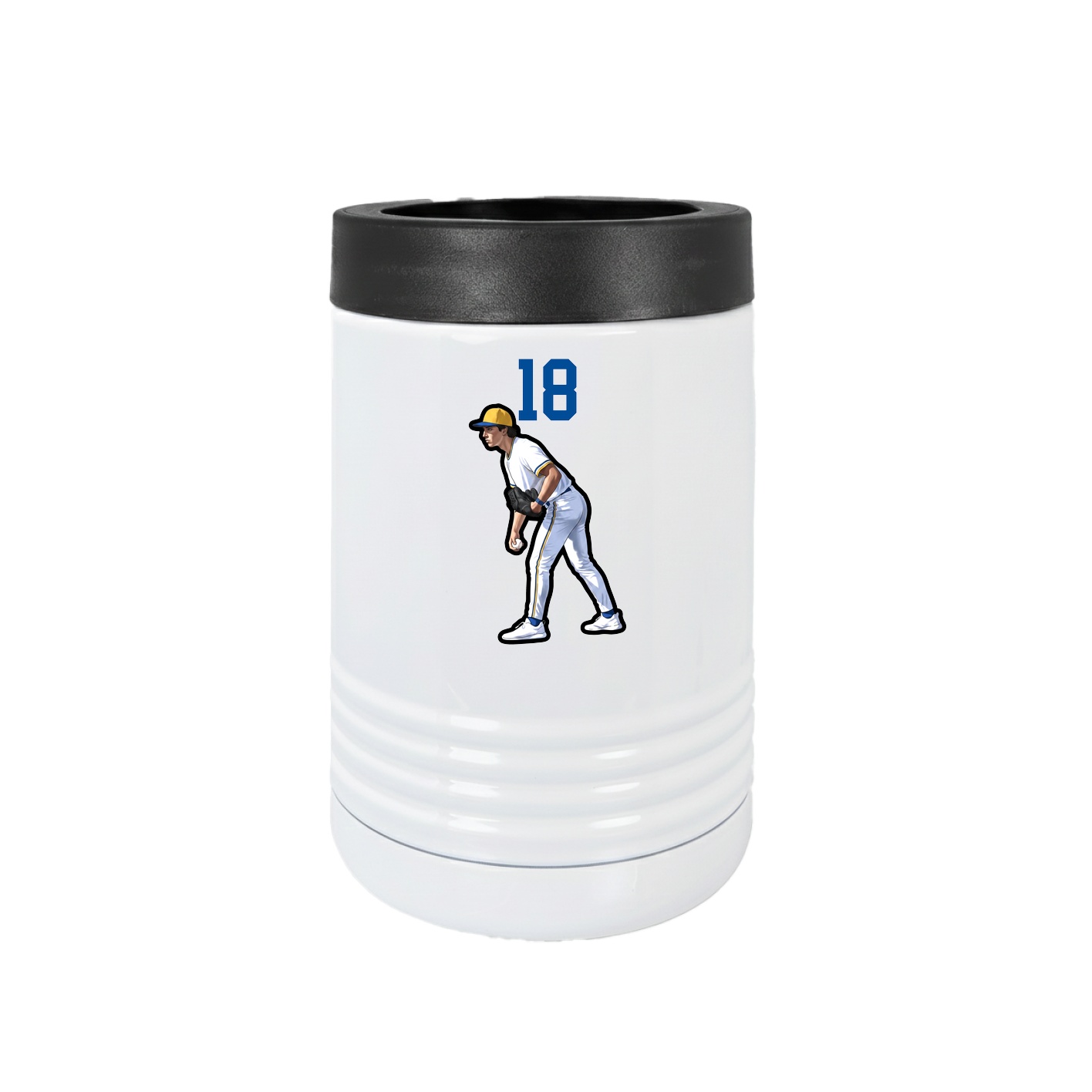 Beverage Holder — Number Top in White