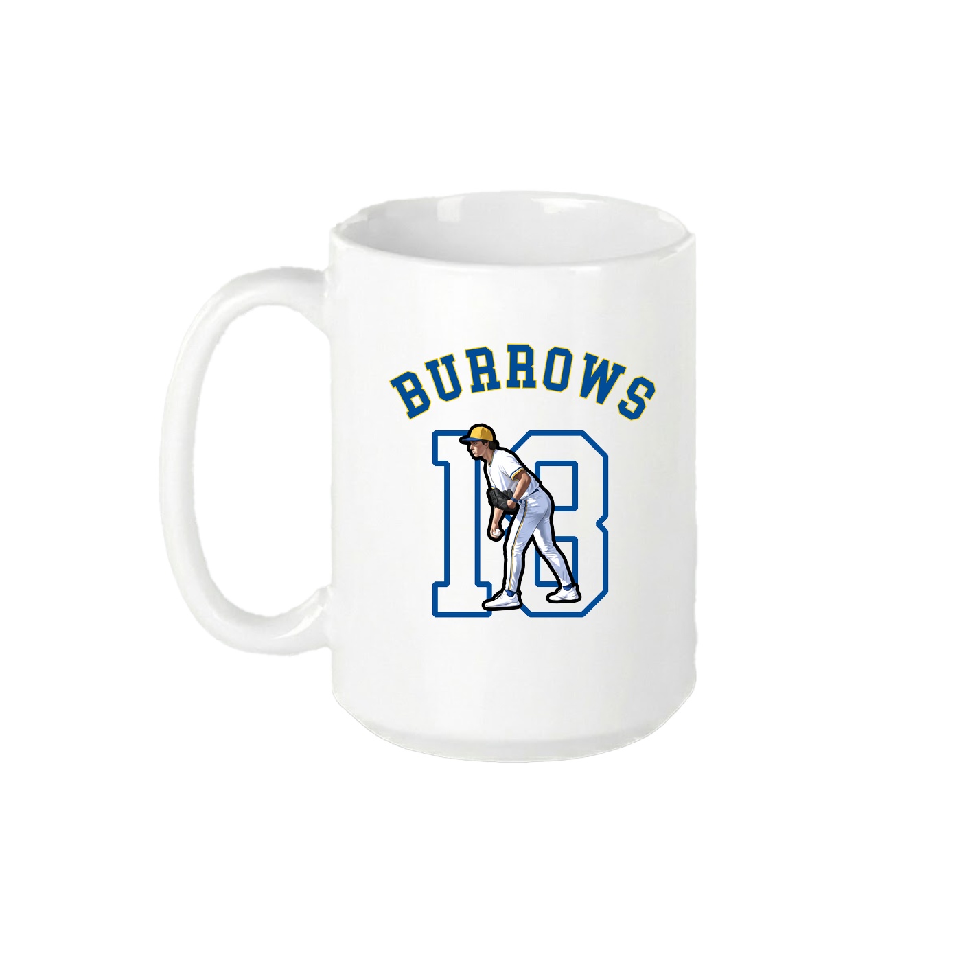 15oz Coffee Mug — Shirsey Arch in White