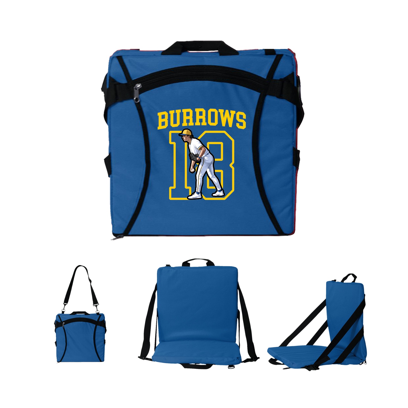 Folding Stadium Seat — Shirsey in Royal