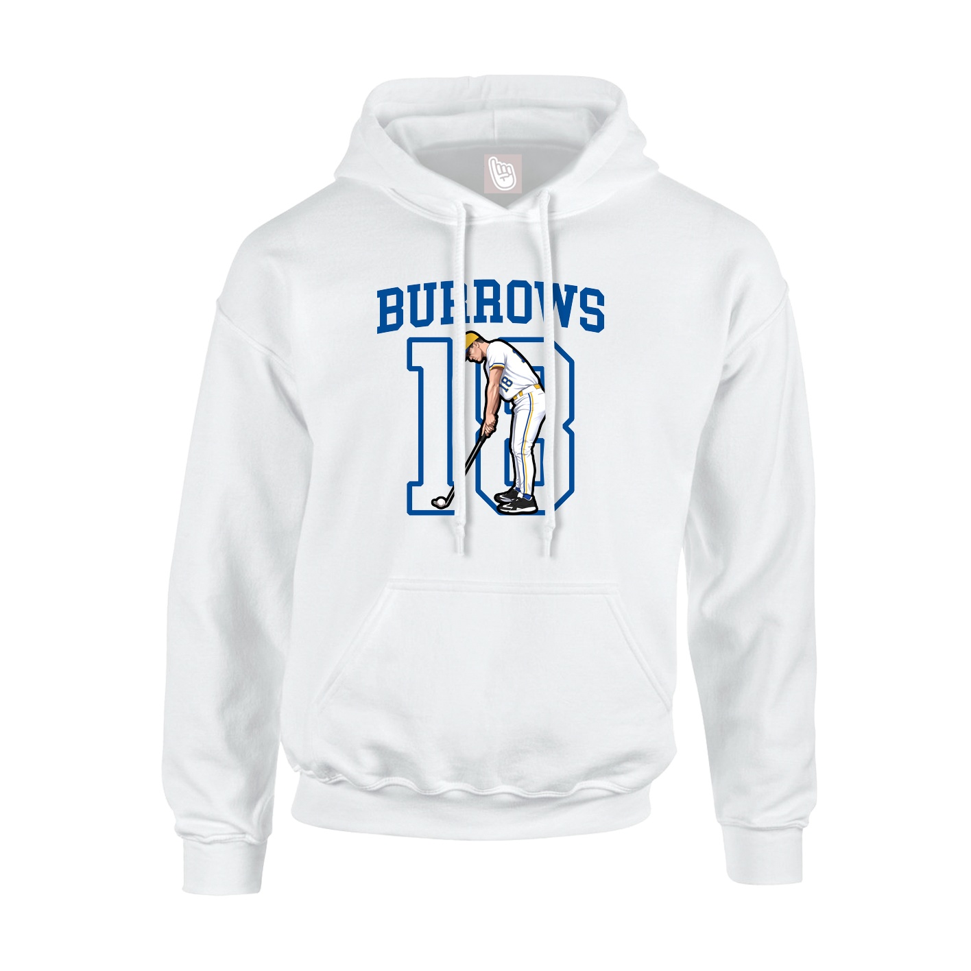 Hoodie — Shirsey in White