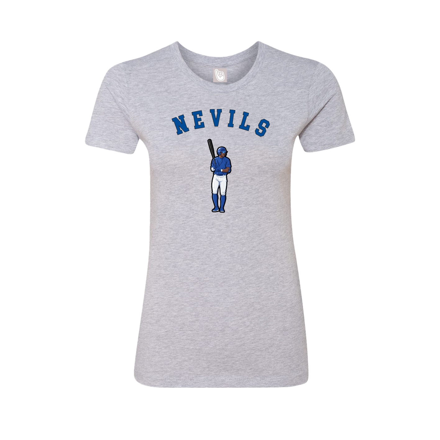 Fitted Women's Tee — Shirsey Arch in Grey
