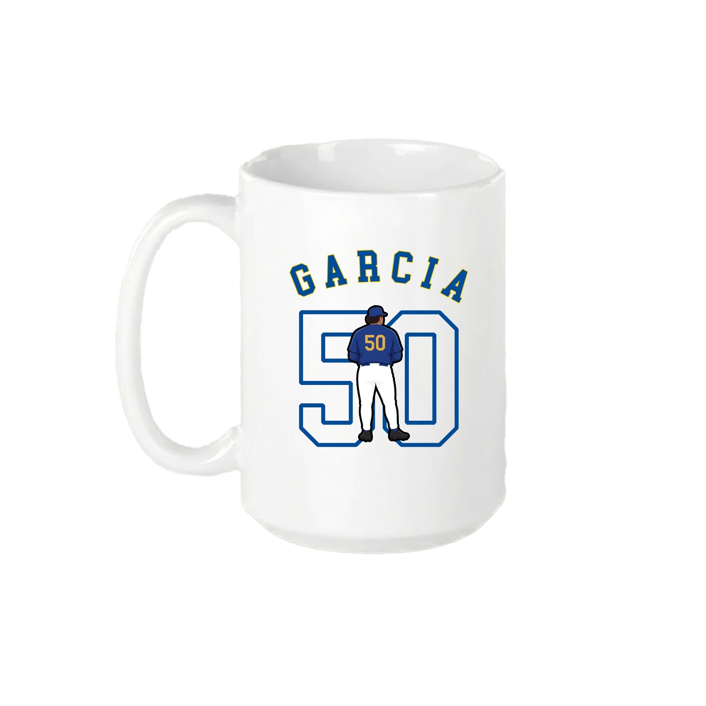 15oz Coffee Mug — Shirsey Arch in White