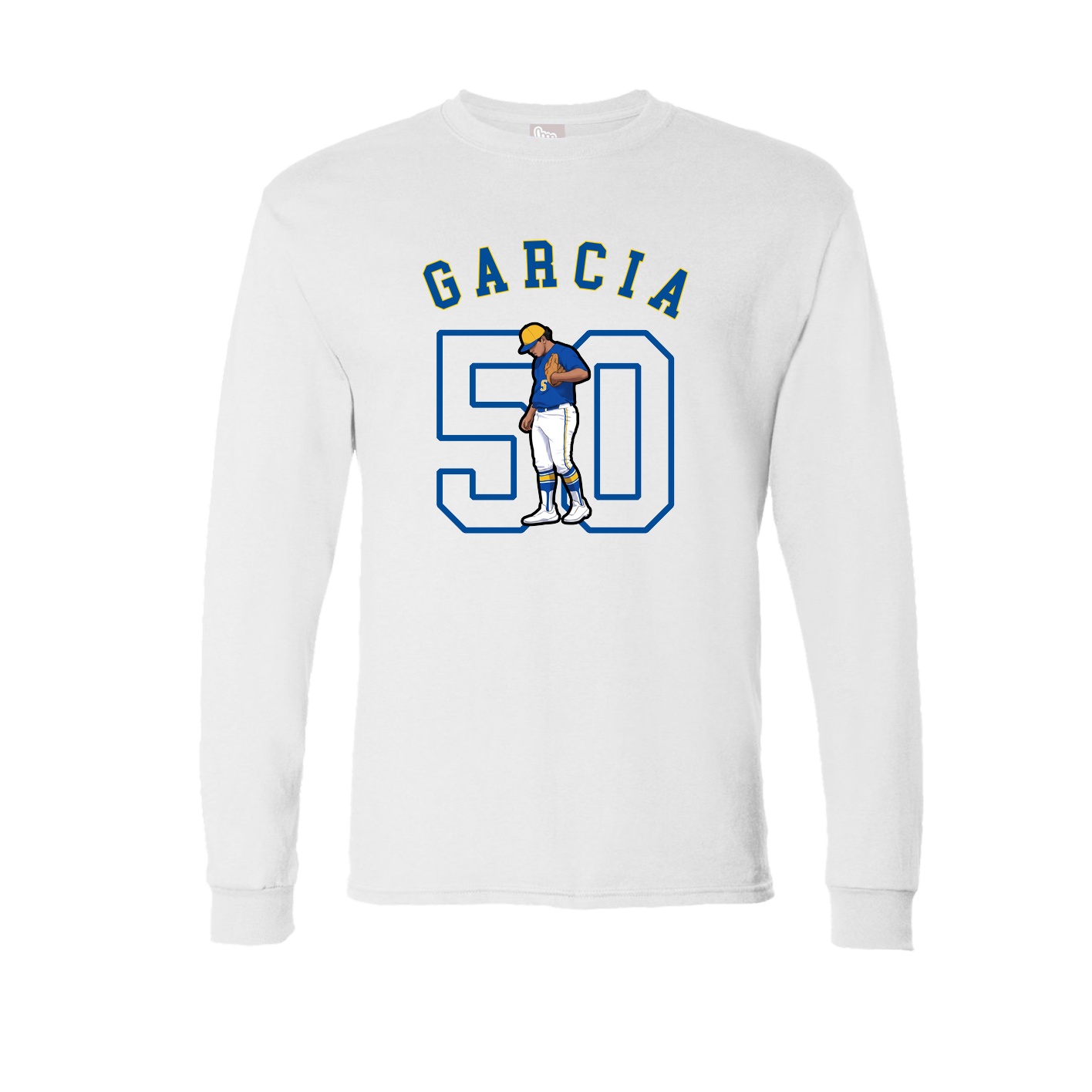 Long Sleeve Tee — Shirsey Arch in White