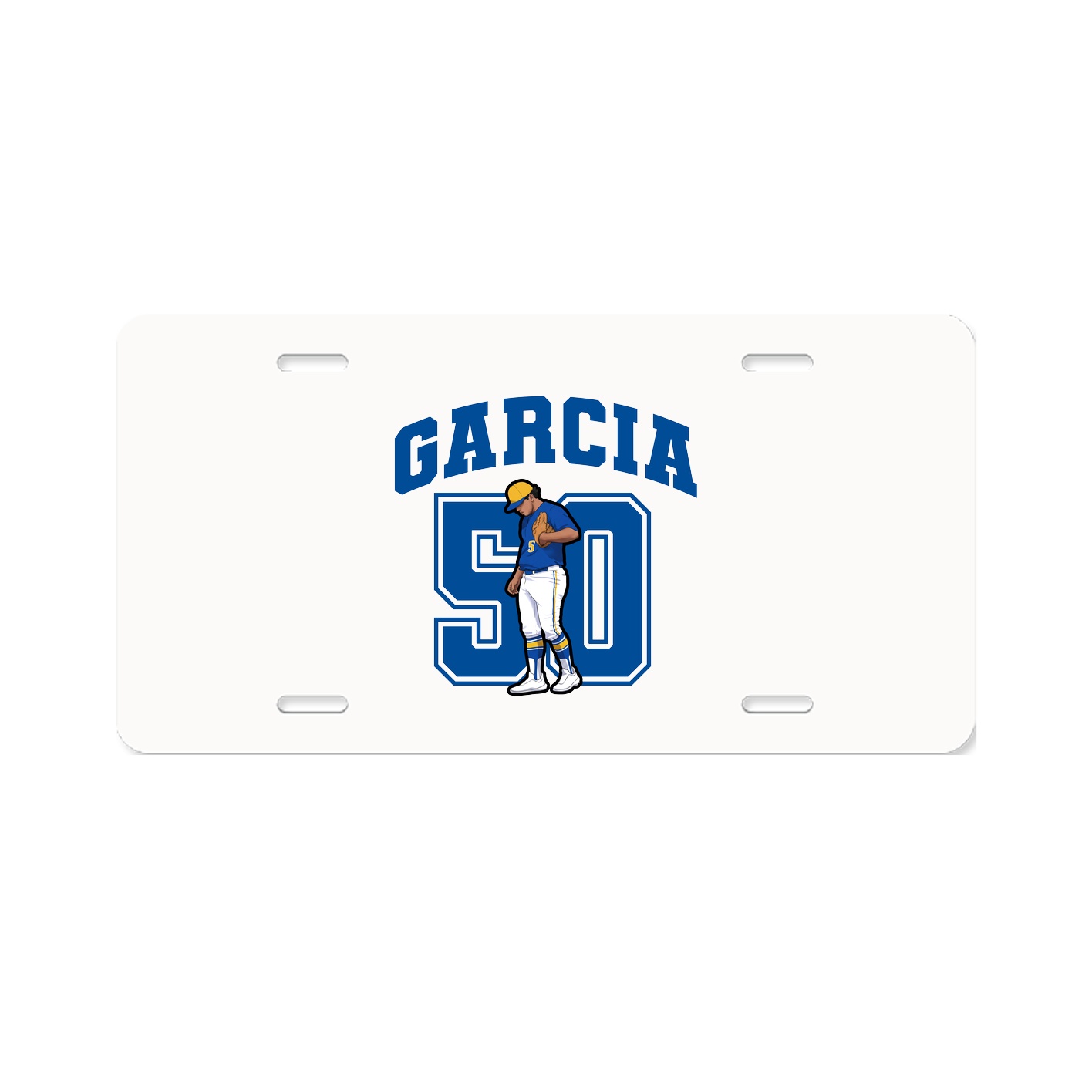 License Plate — Number in Classic
