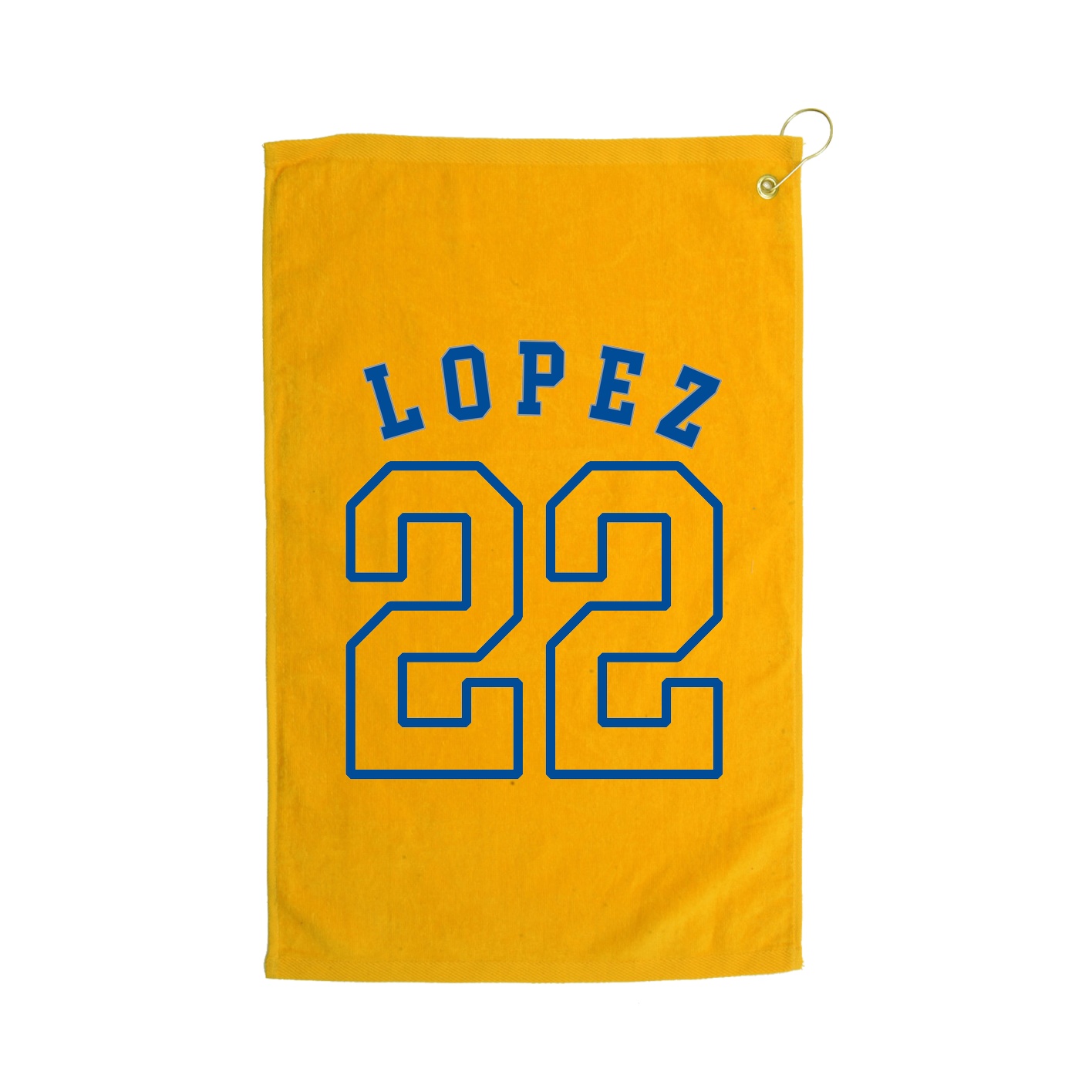 Golf Towel — Shirsey Arch in Gold