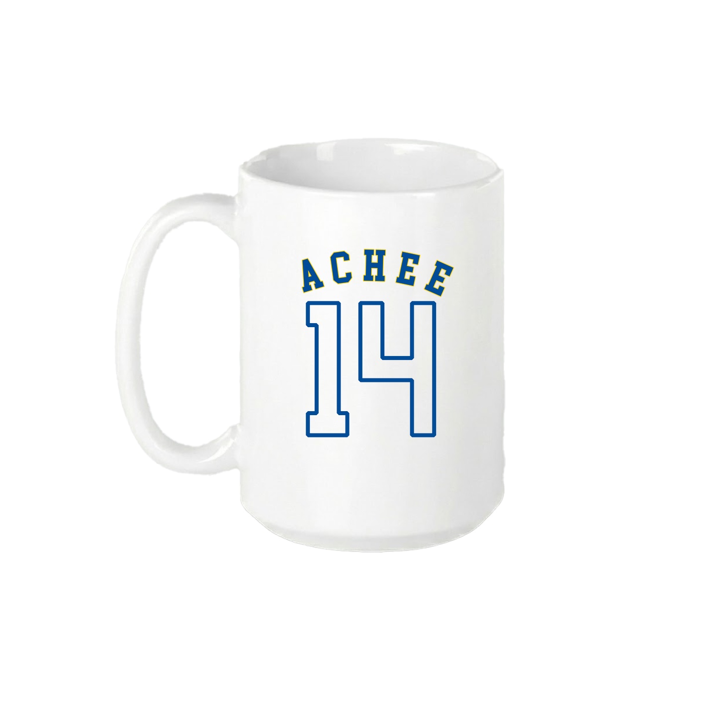 15oz Coffee Mug — Shirsey Arch in White
