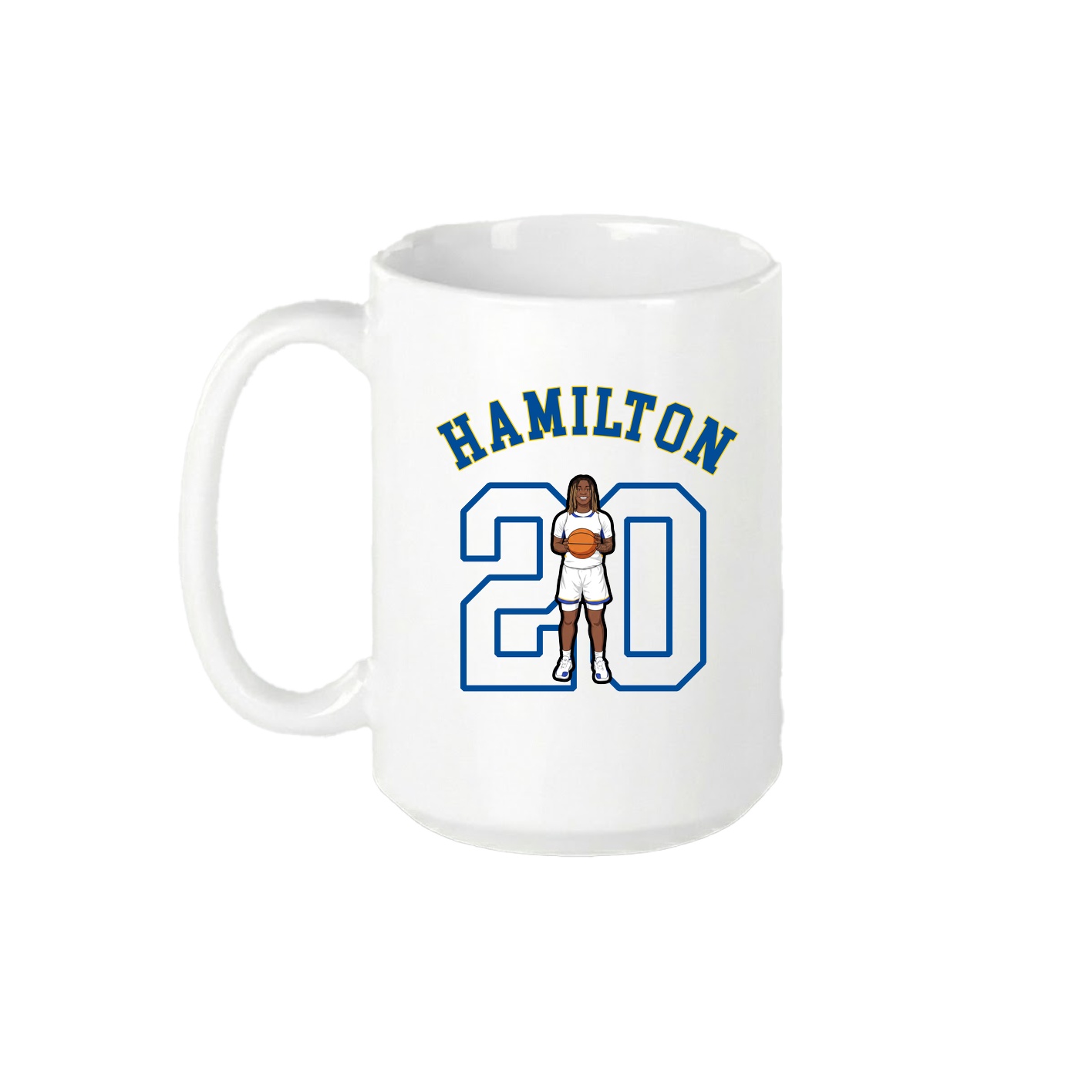 15oz Coffee Mug — Shirsey Arch in White