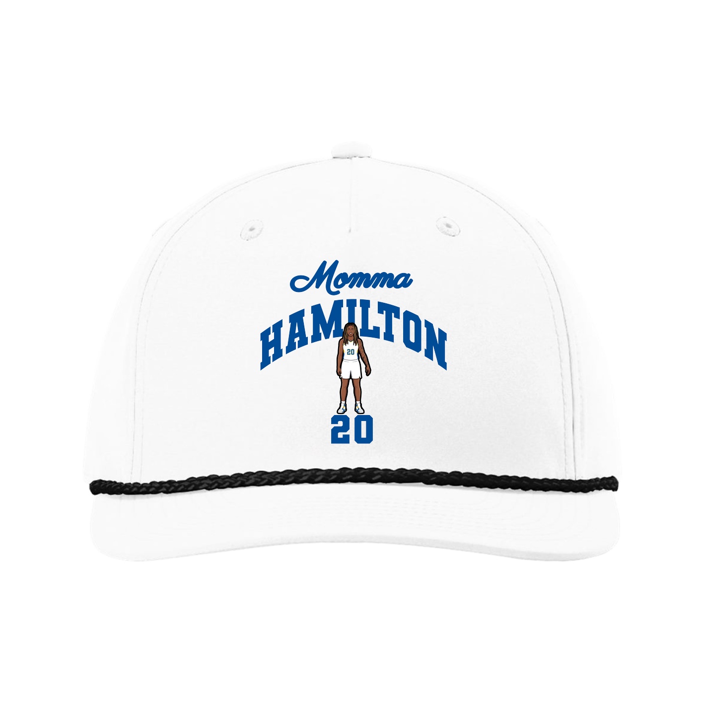 Five-Panel Classic Rope Cap — Mothers Day Arch in White