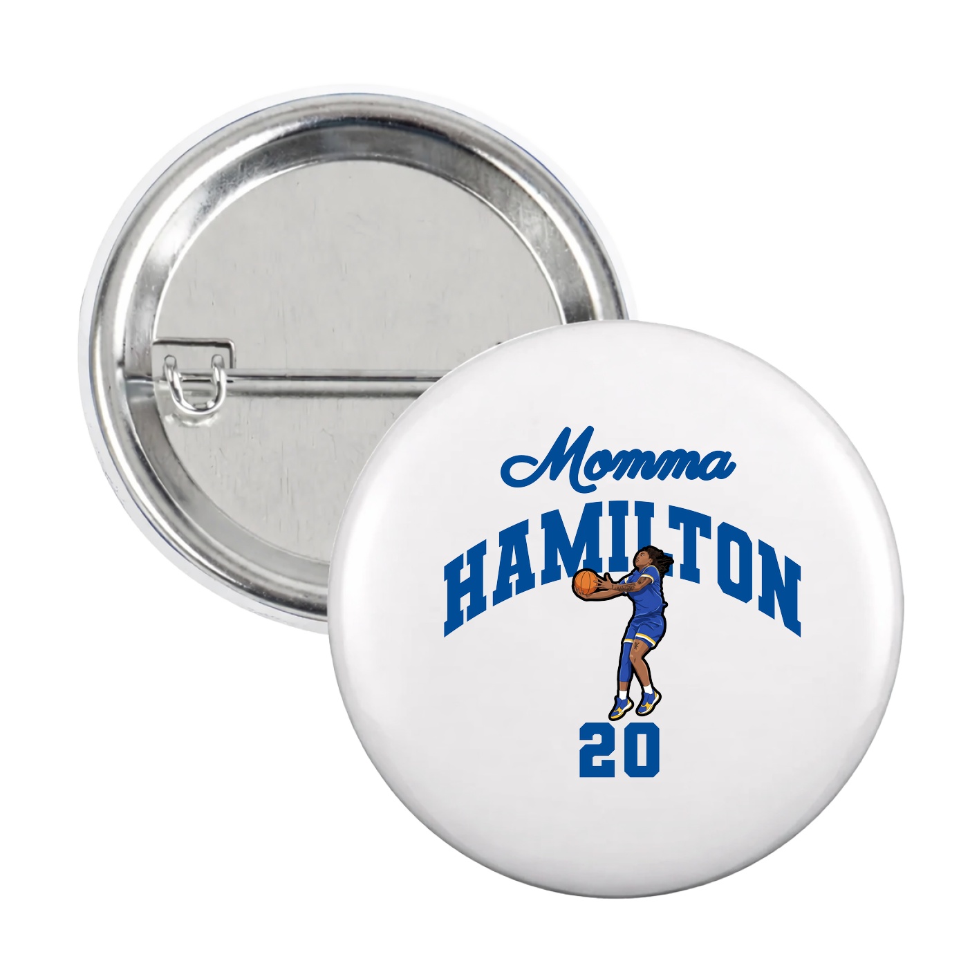 Game Day Button — Mothers Day Arch in White