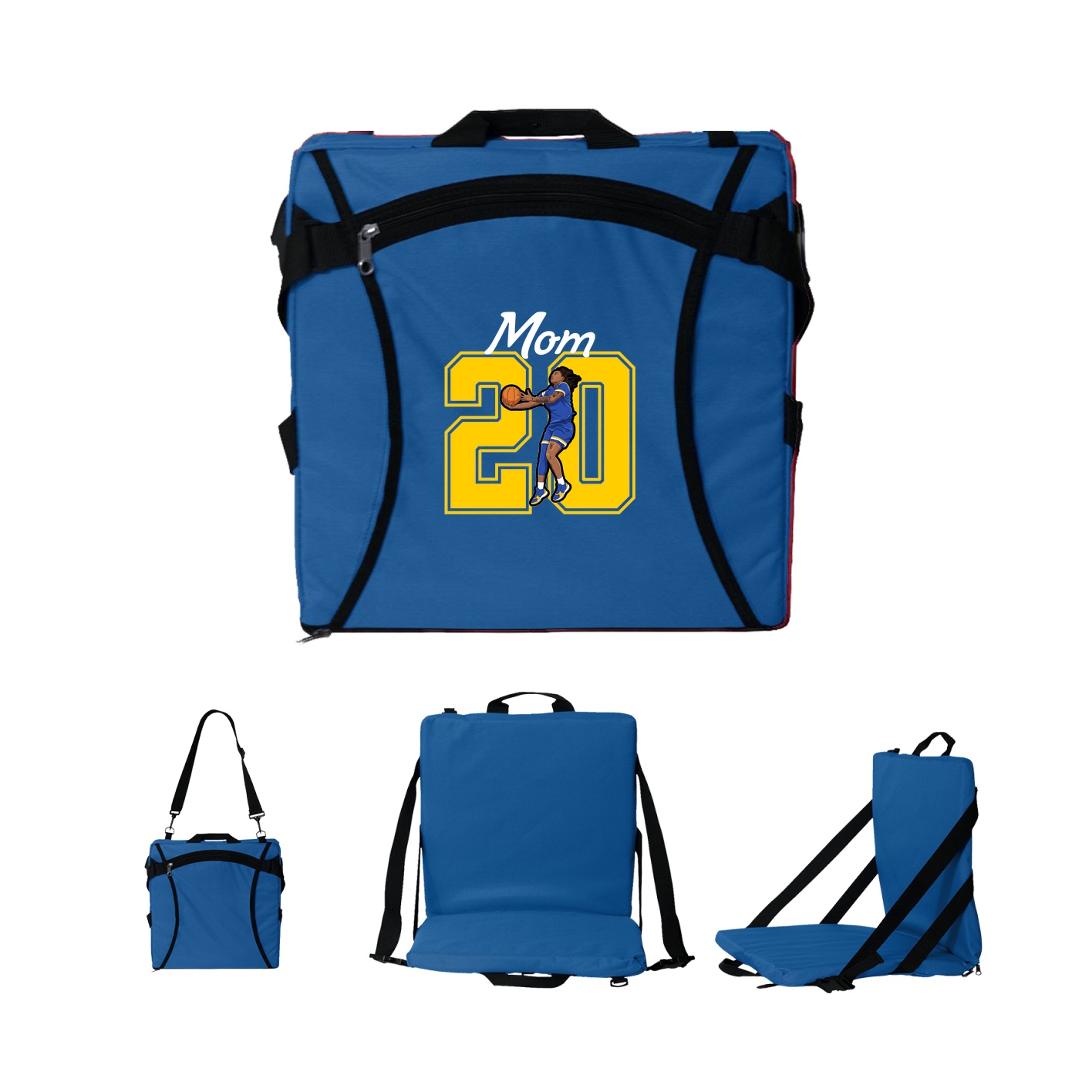 Folding Stadium Seat — Mothers Day Shirsey in Royal