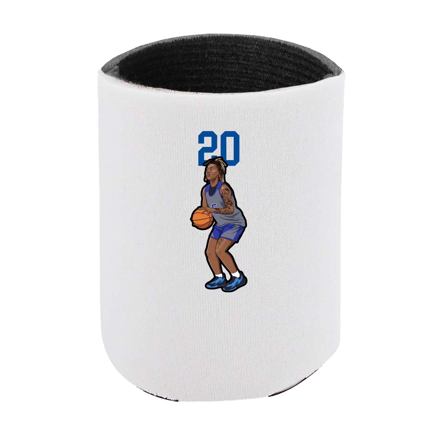 Can Holder — Number Top in White