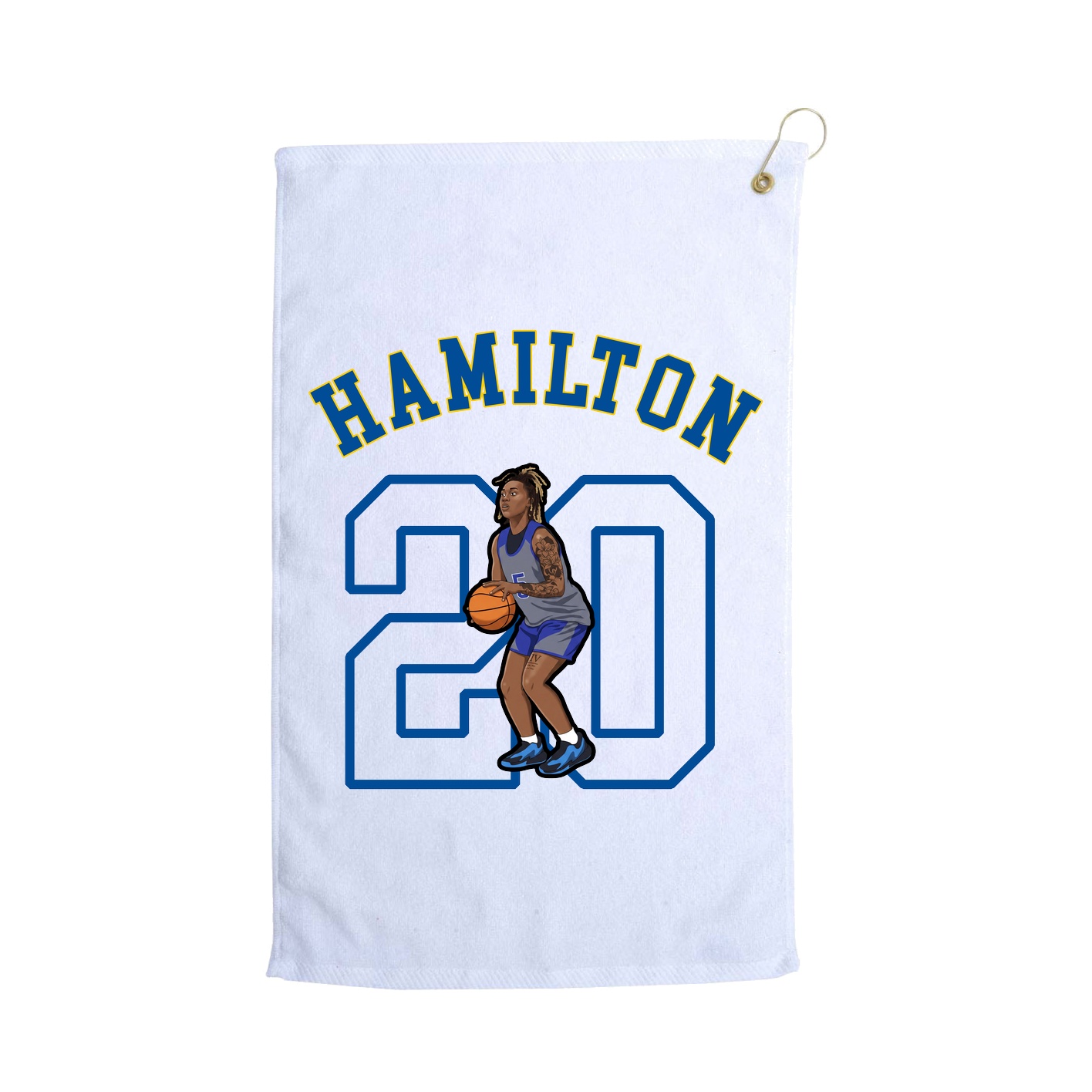 Golf Towel — Shirsey Arch in White