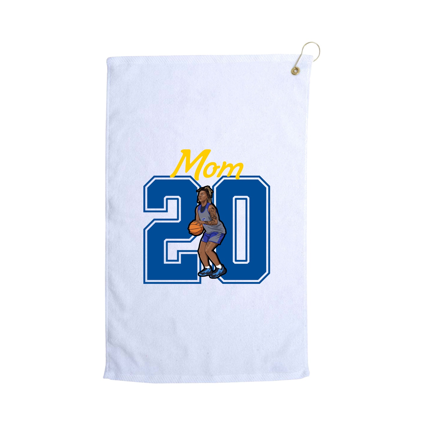 Golf Towel — Mothers Day Shirsey in White