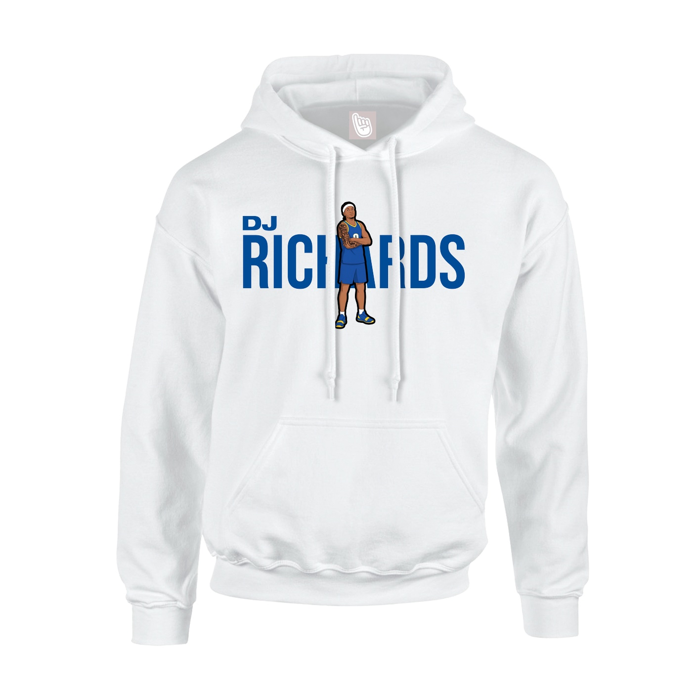 Youth Hoodie — Player Name in White