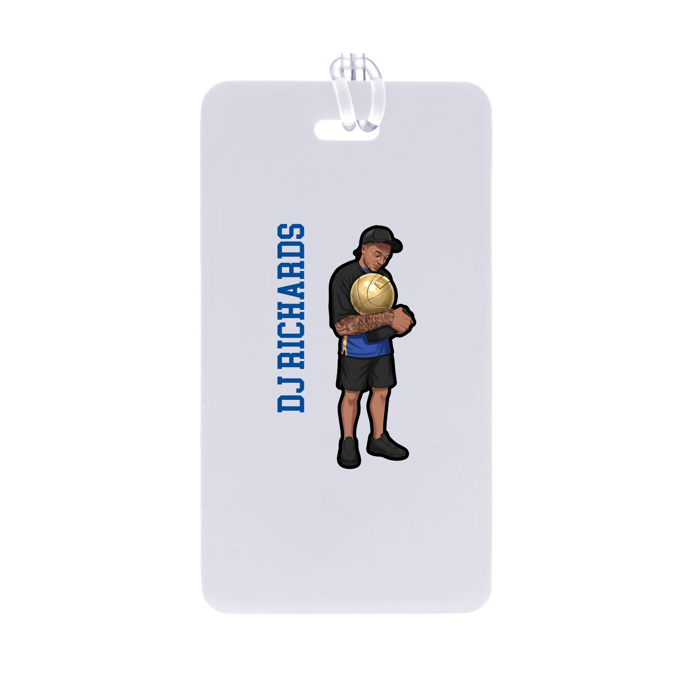 Bag Tag — Name Vertical in Classic