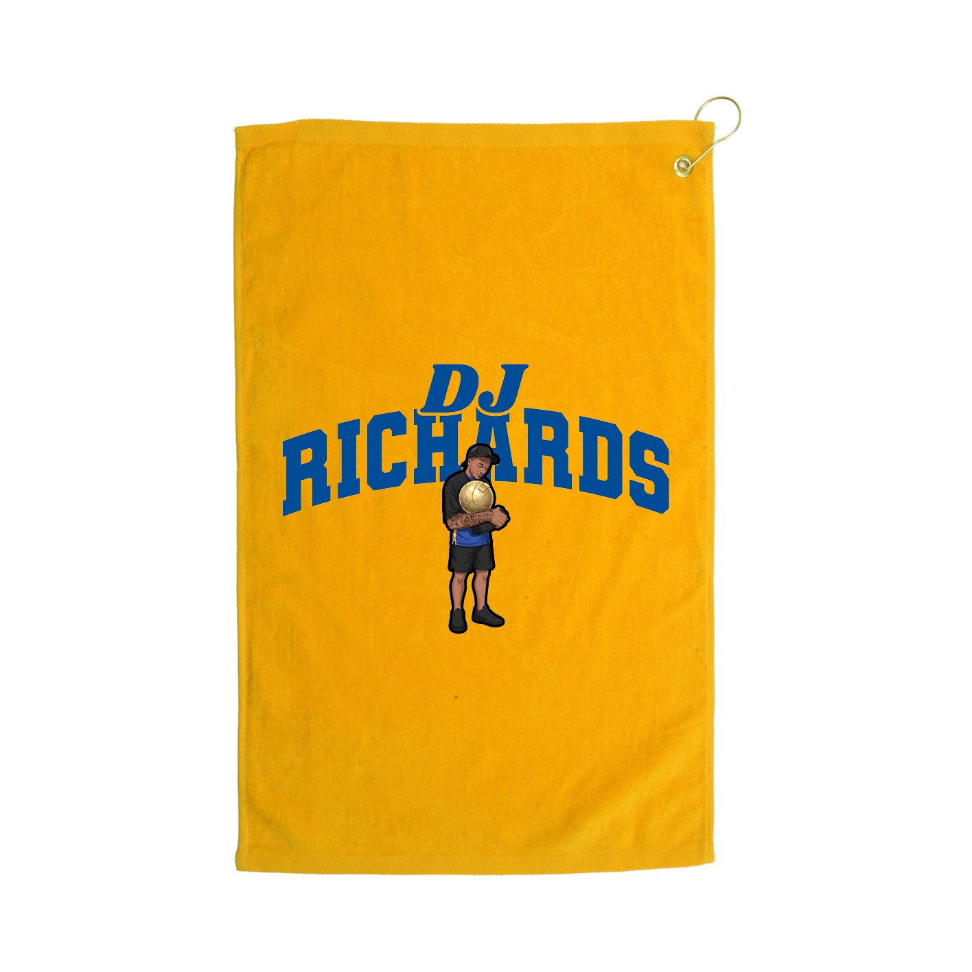 Golf Towel — Signature Arch in Gold