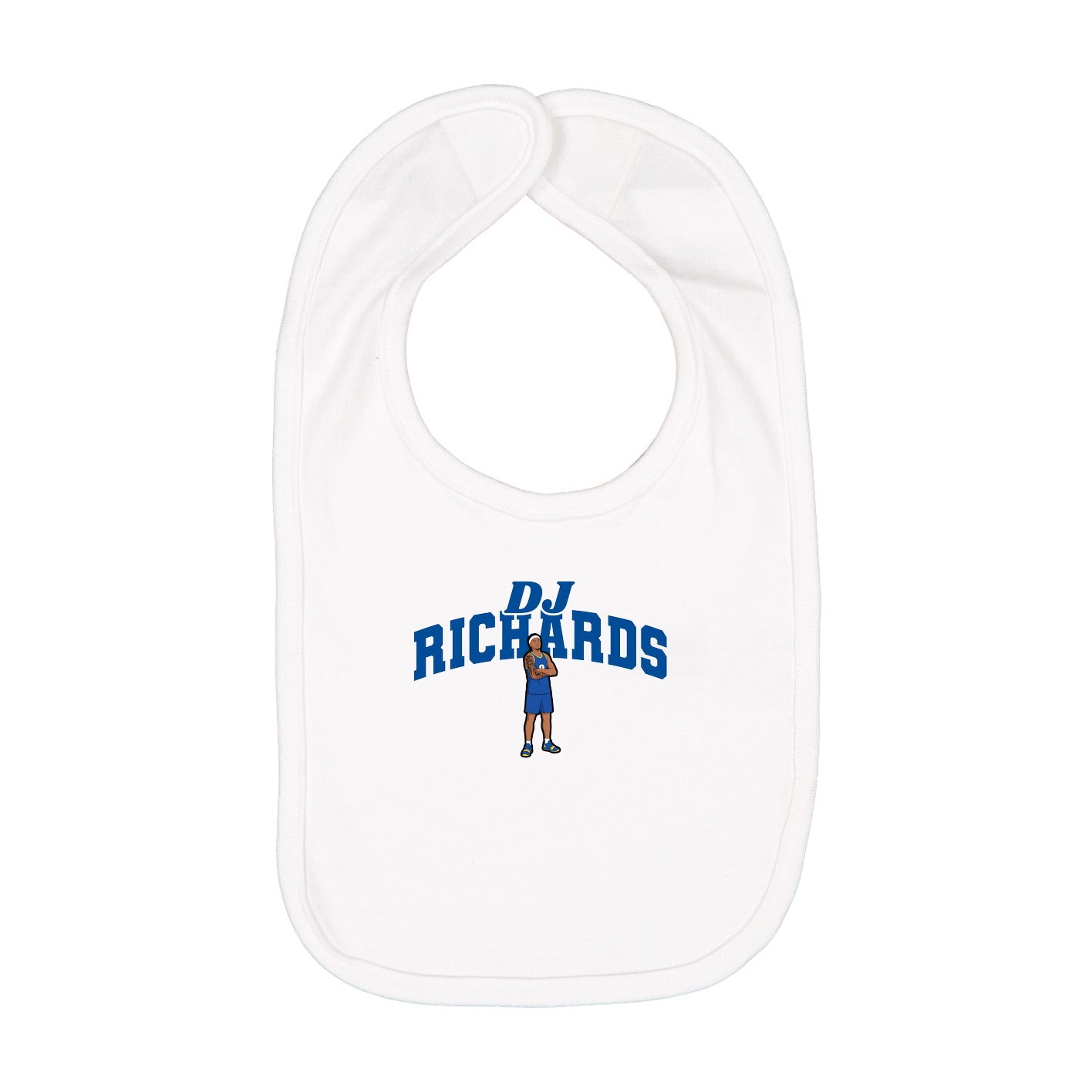 Infant Bib — Signature Arch in White