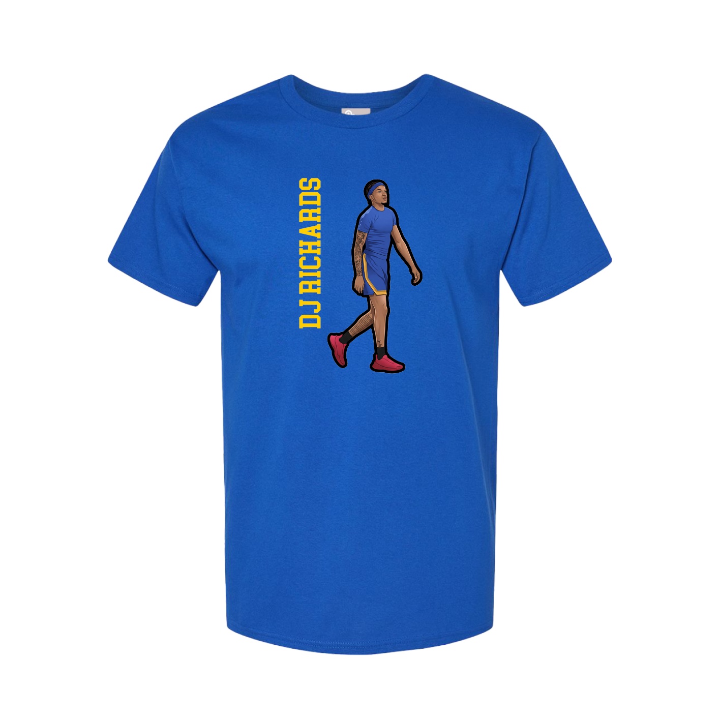 Tee — Name Vertical in Royal