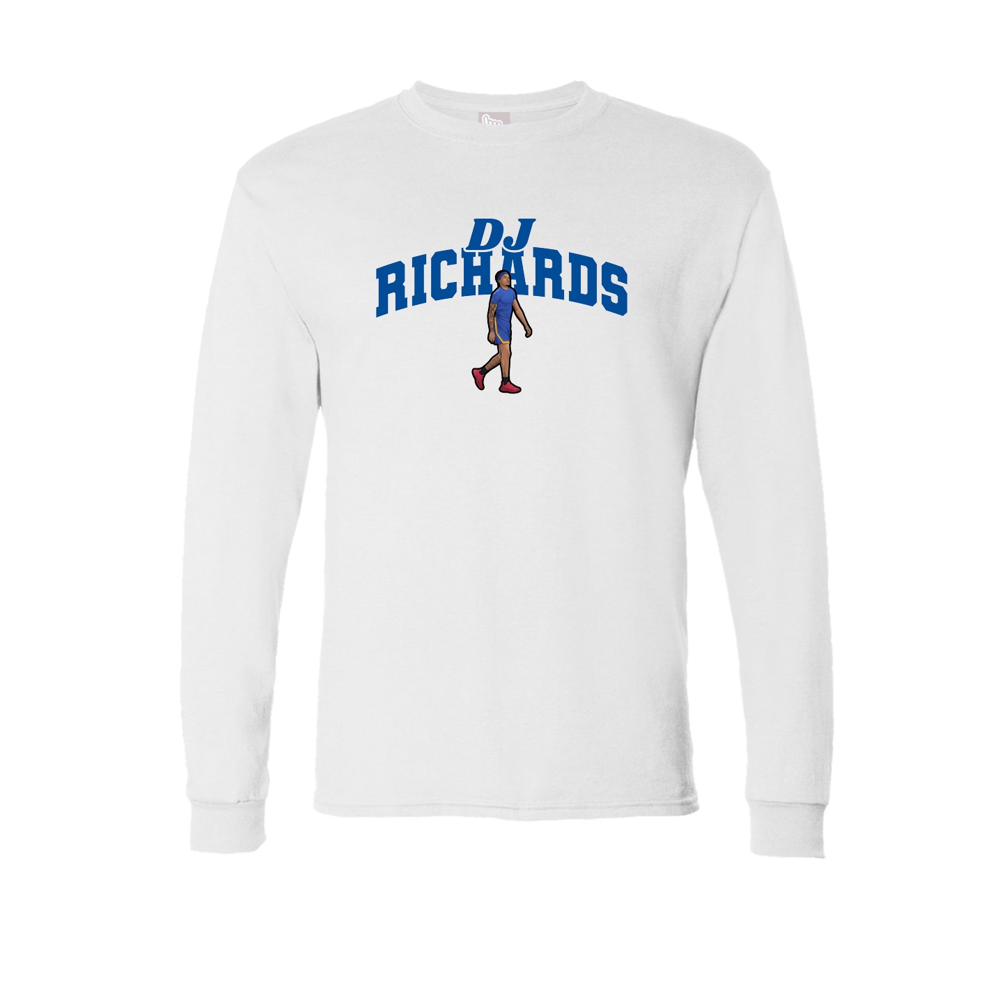 Long Sleeve Tee — Signature Arch in White