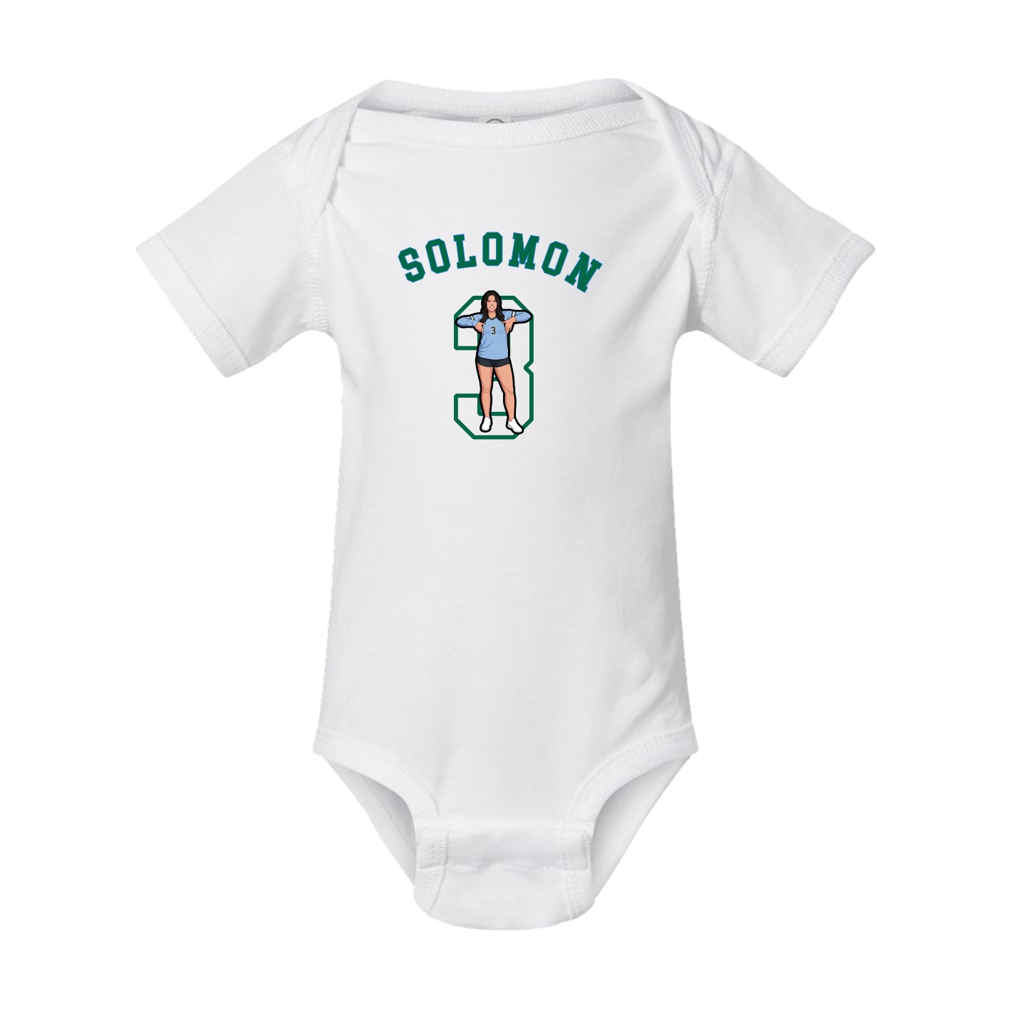 Baby Onesie — Shirsey Arch in White