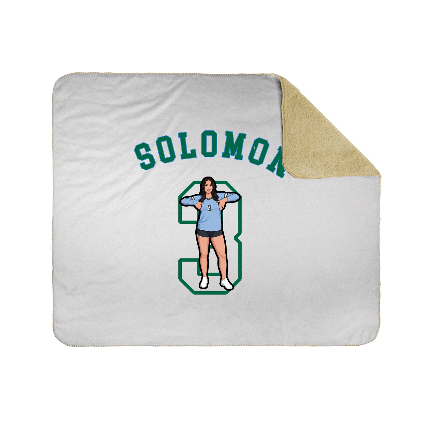 Throw Blanket — Shirsey Arch in White