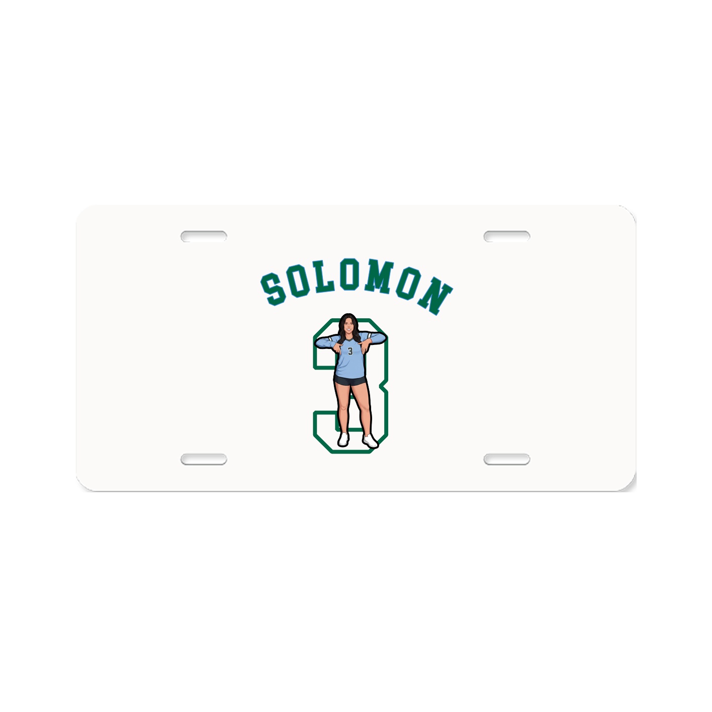 License Plate — Shirsey Arch in Classic