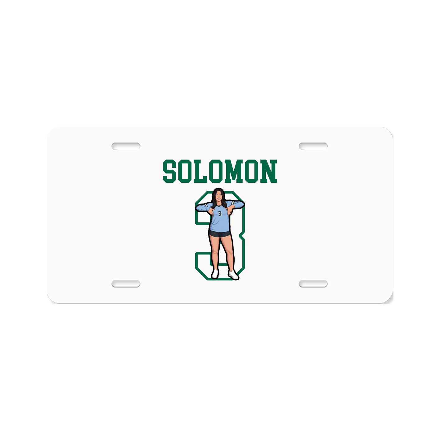 License Plate — Shirsey in Classic