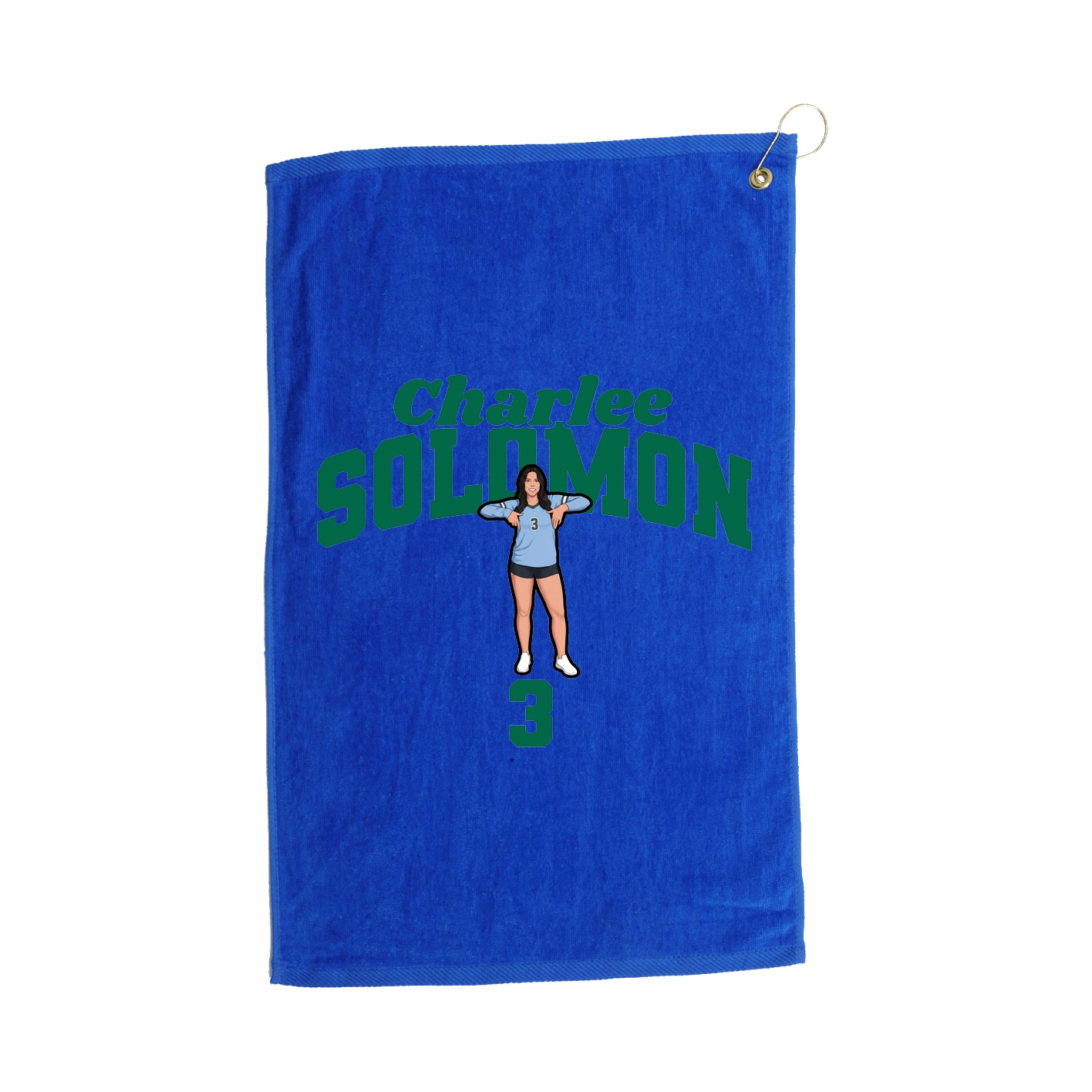 Golf Towel — Signature Arch in Royal
