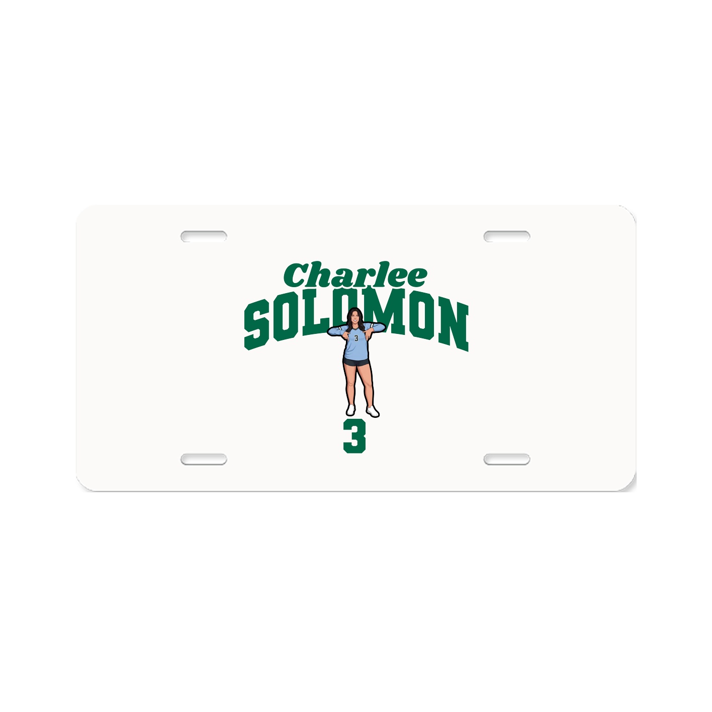 License Plate — Signature Arch in Classic