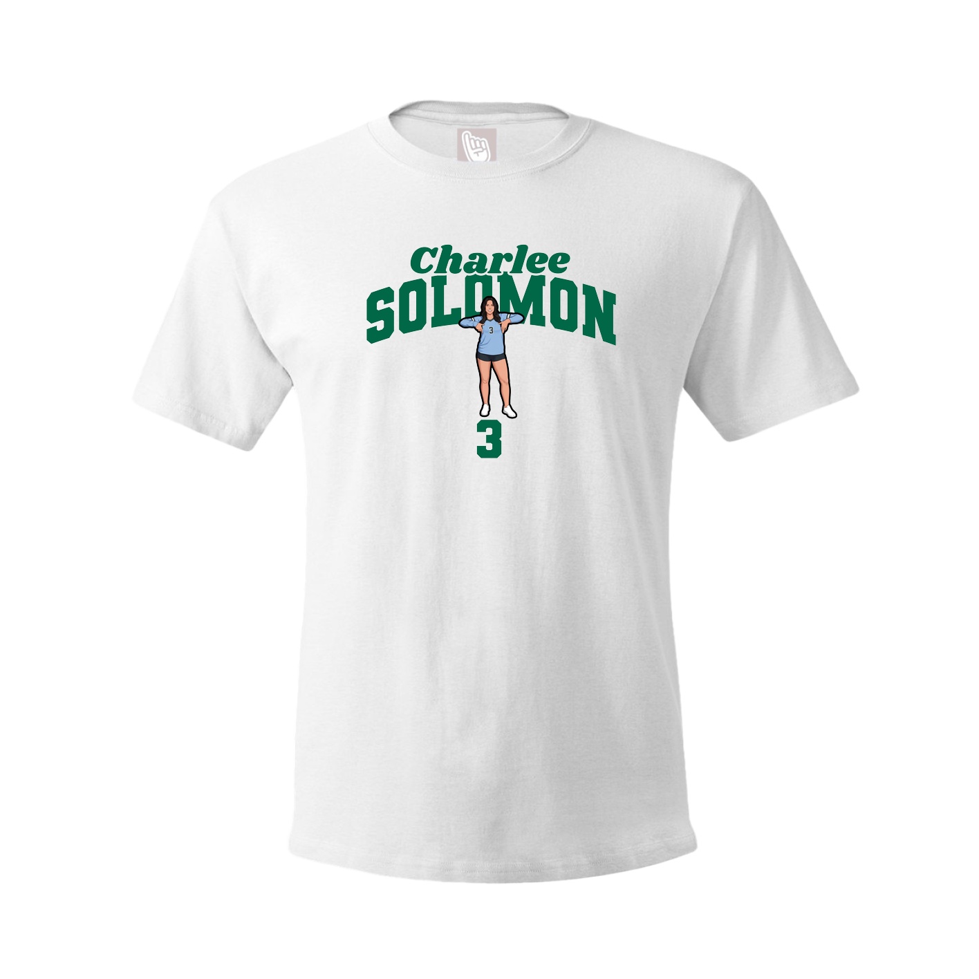 Youth Tee — Signature Arch in White