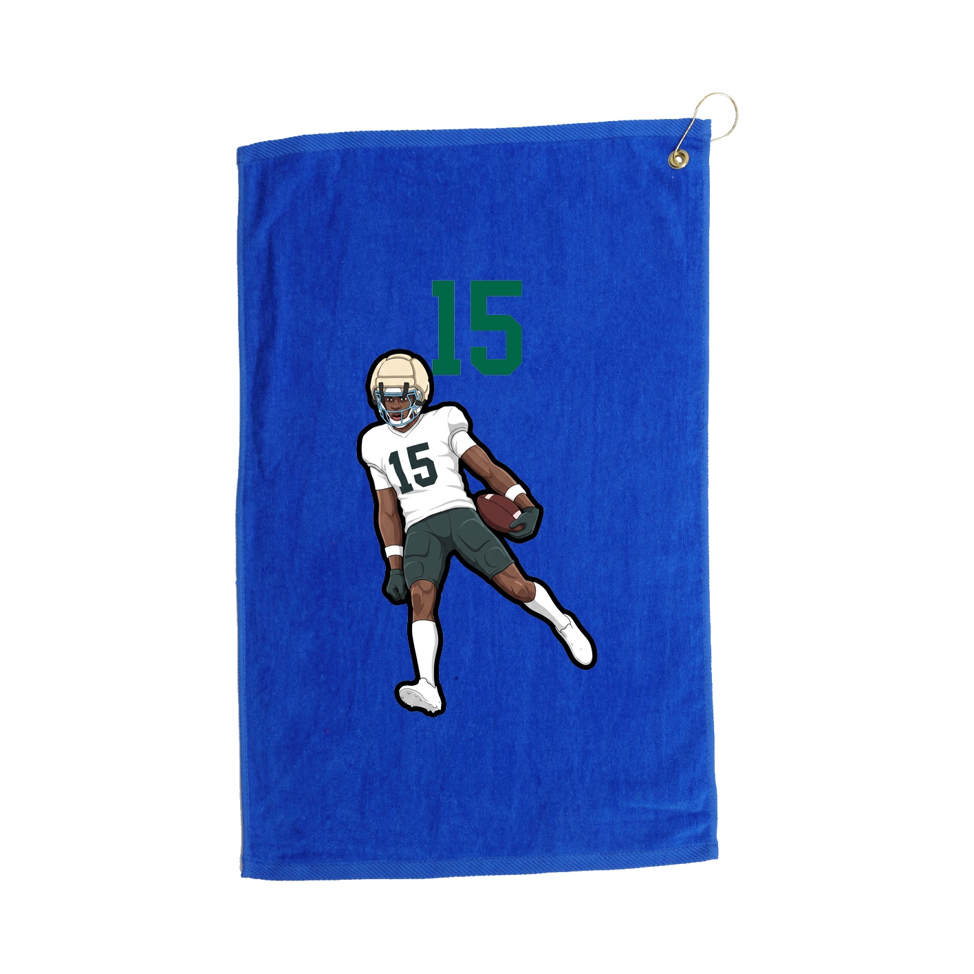 Golf Towel — Number Top in Royal