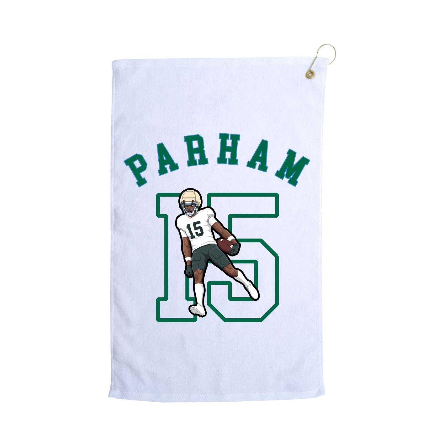 Golf Towel — Shirsey Arch in White