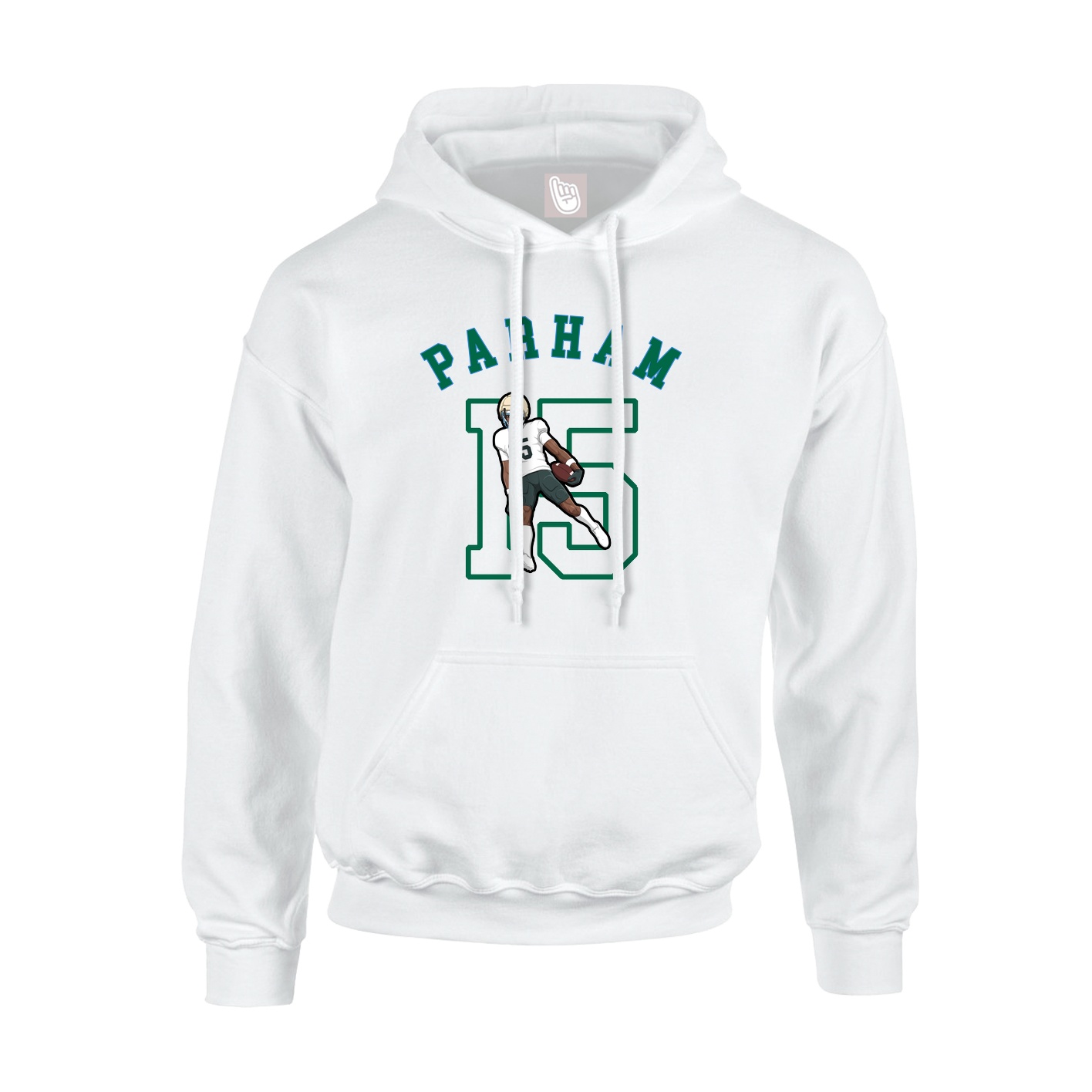 Hoodie — Shirsey Arch in White