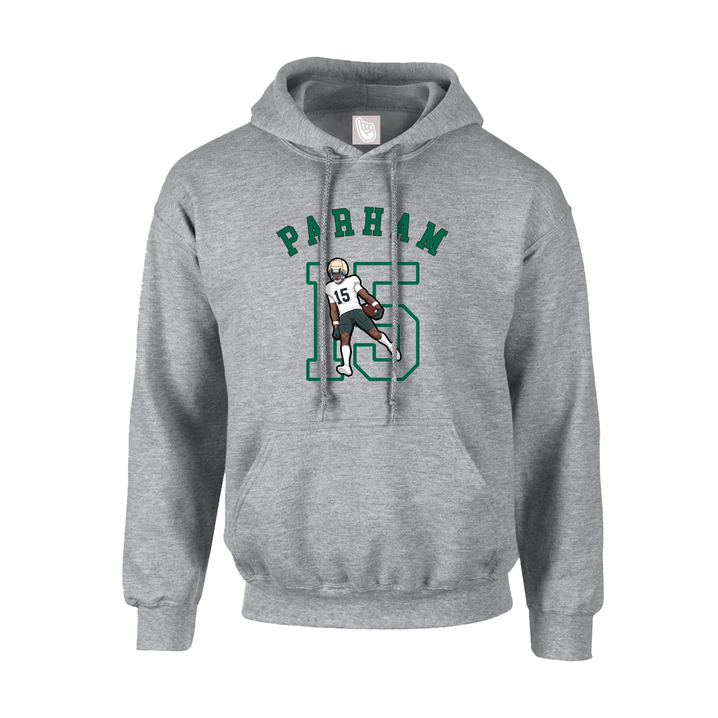 Youth Hoodie — Shirsey Arch in Grey
