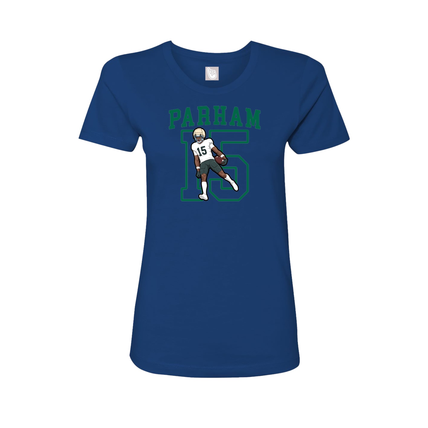 Fitted Women's Tee — Shirsey in Royal