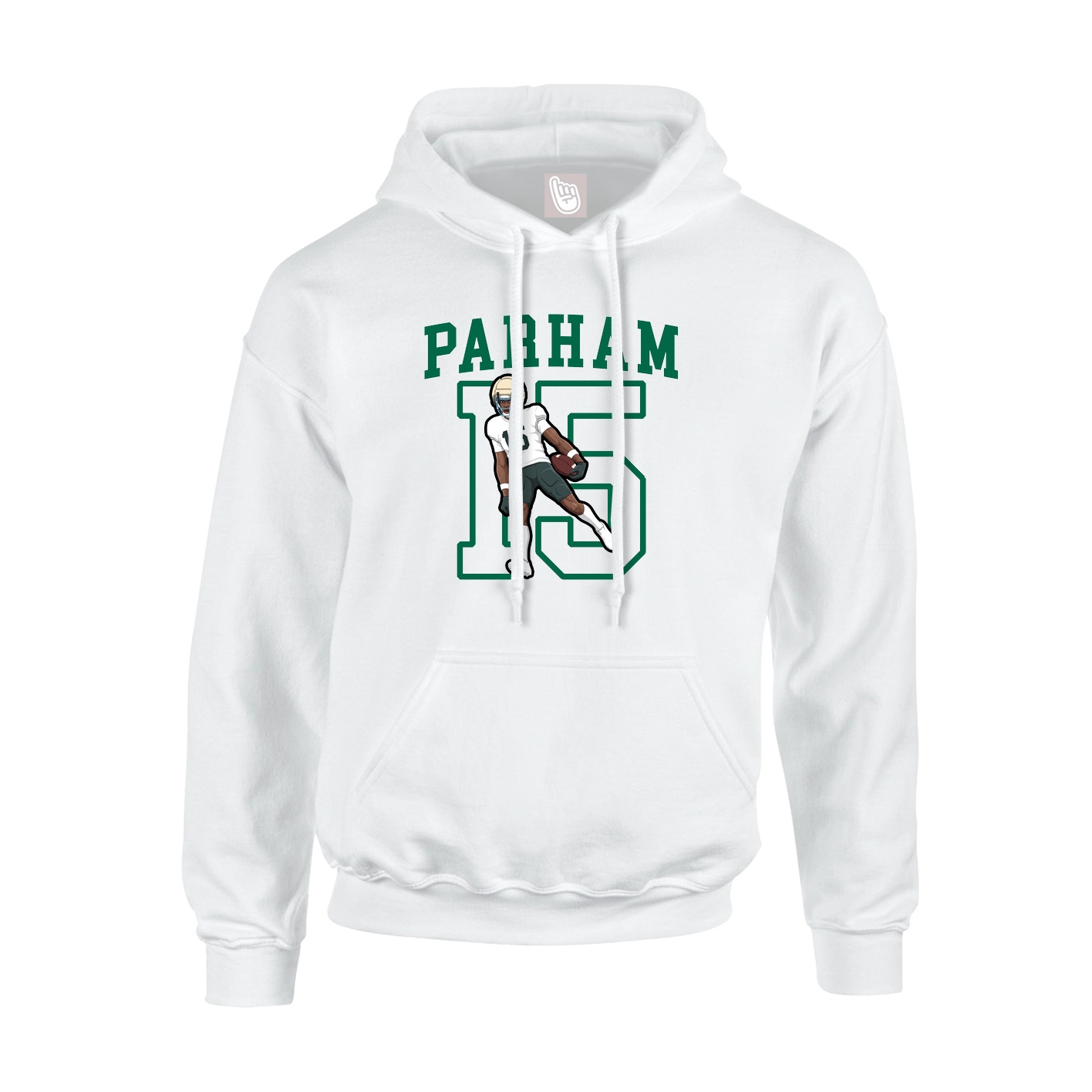 Hoodie — Shirsey in White