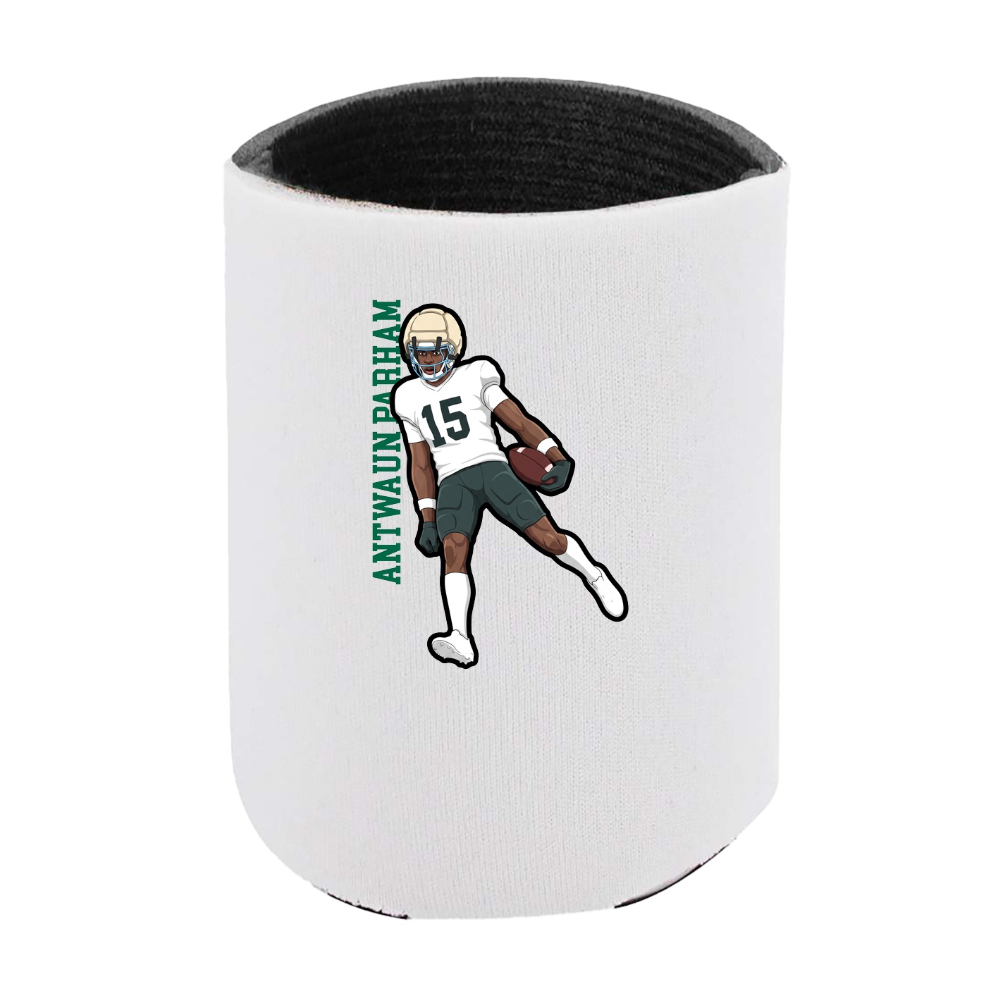 Can Holder — Name Vertical in White