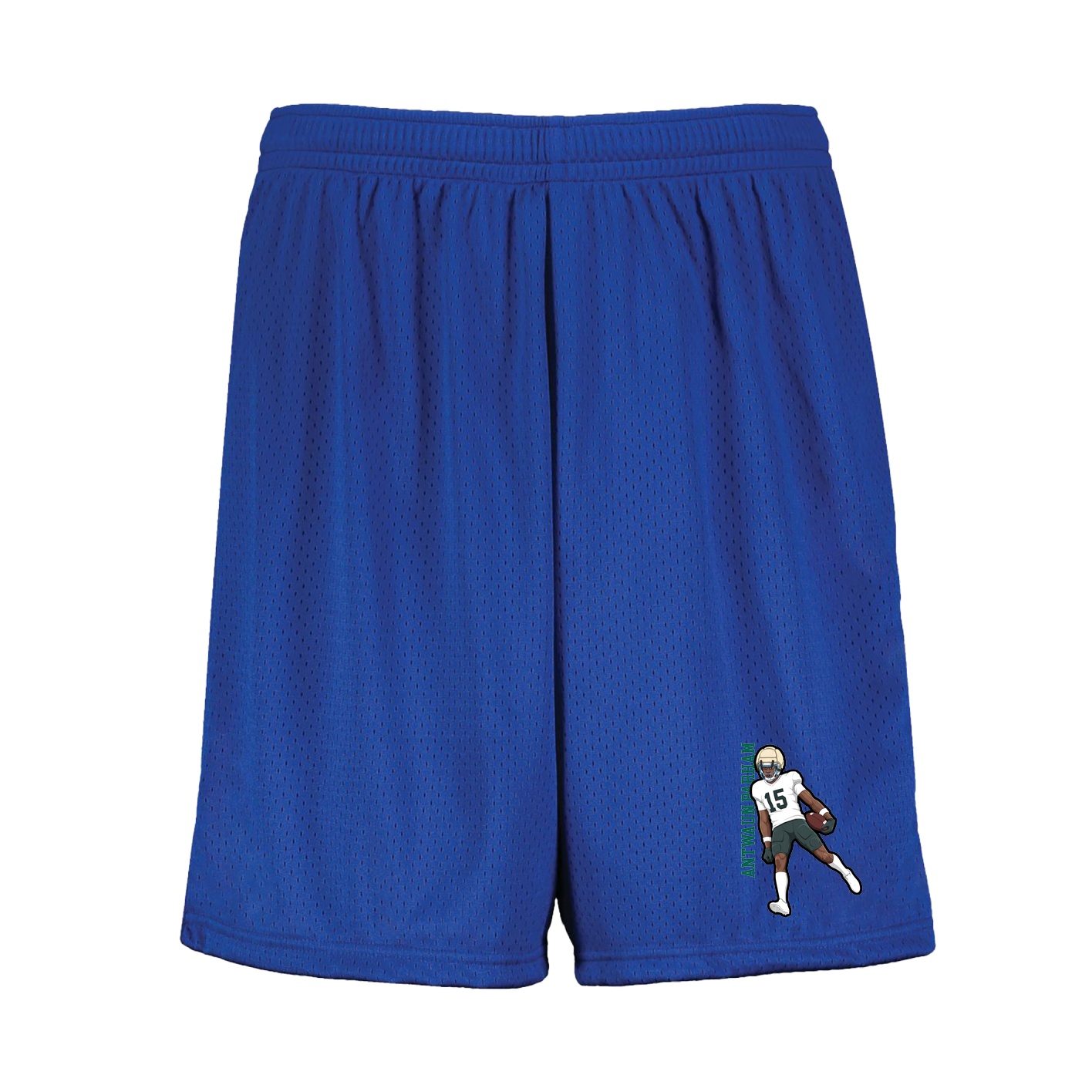 Shorts — Name Vertical in Royal