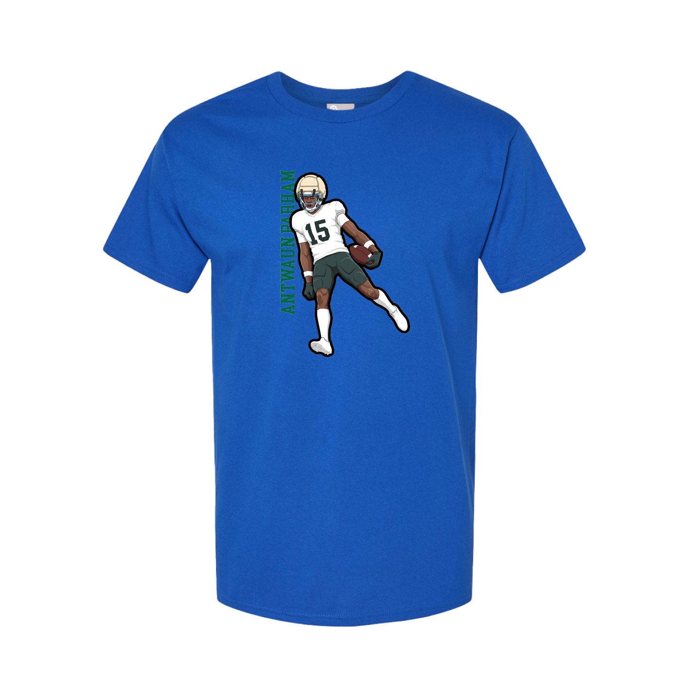 Tee — Name Vertical in Royal