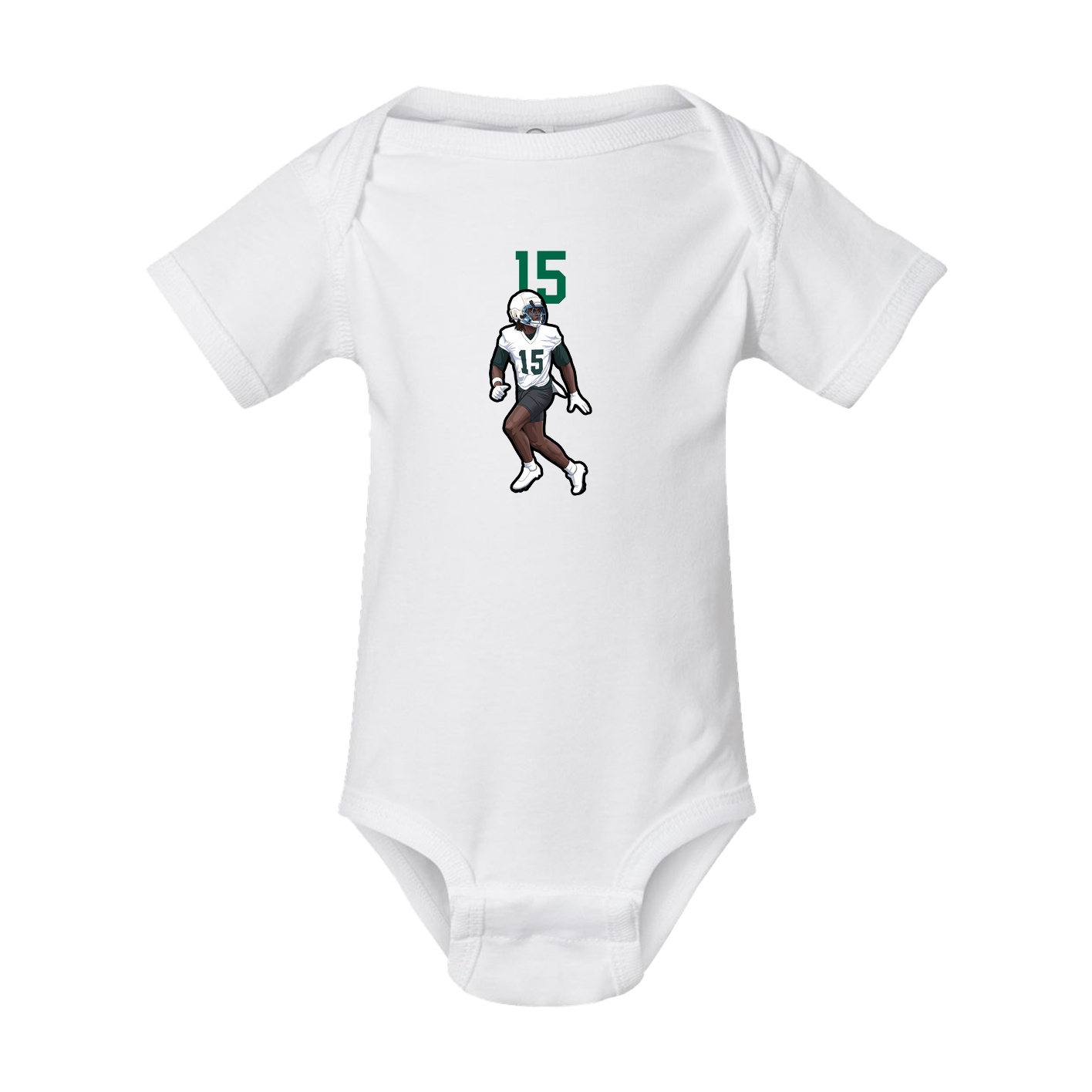 Baby Onesie — Number Top in White