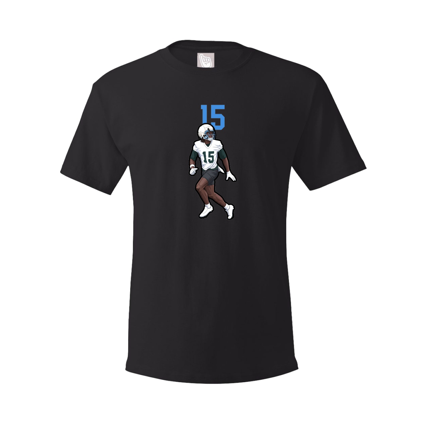 Youth Tee — Number Top in Black