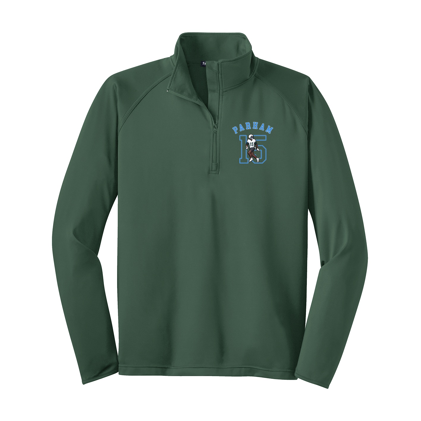 Q-Zip Pullover — Shirsey Arch in Green