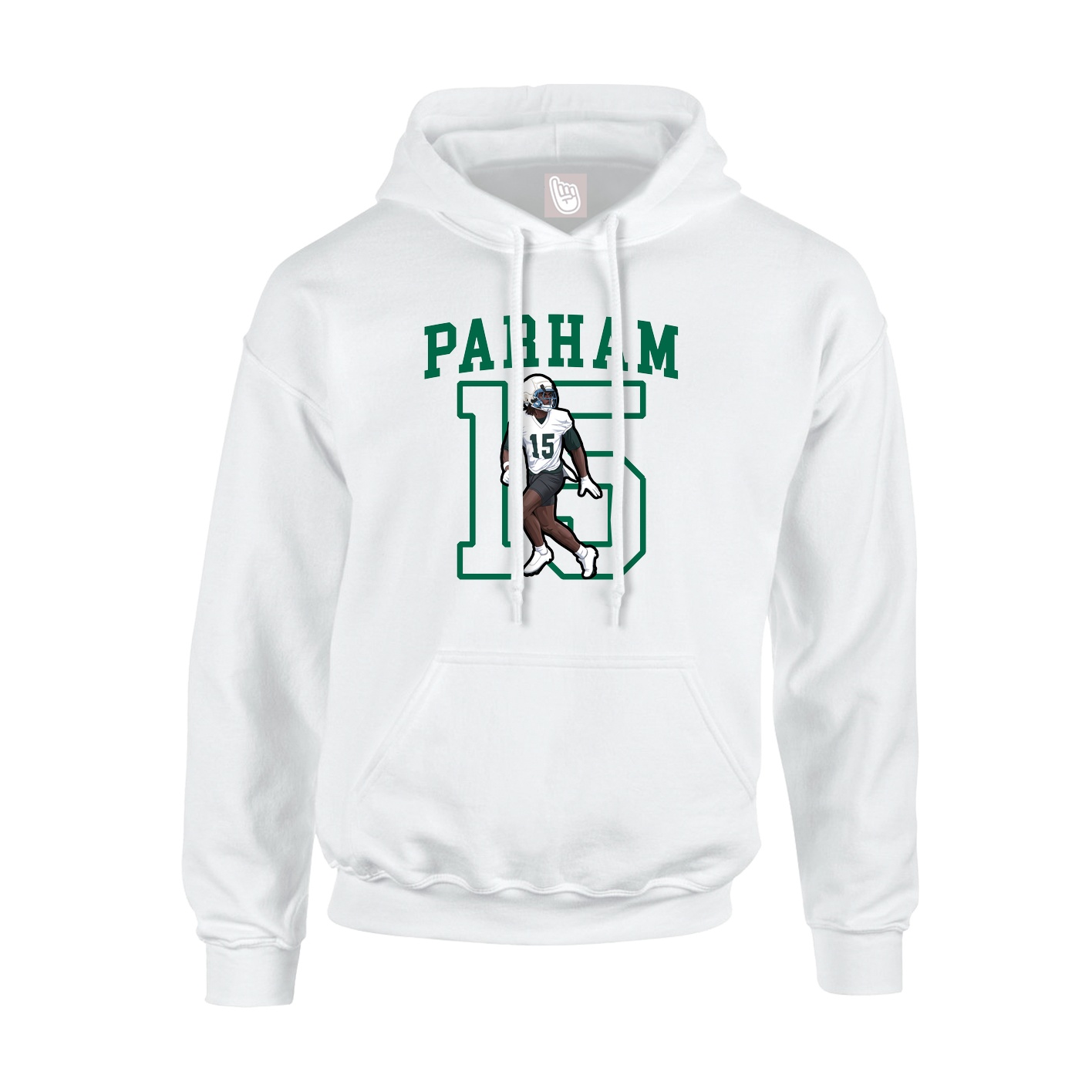 Hoodie — Shirsey in White